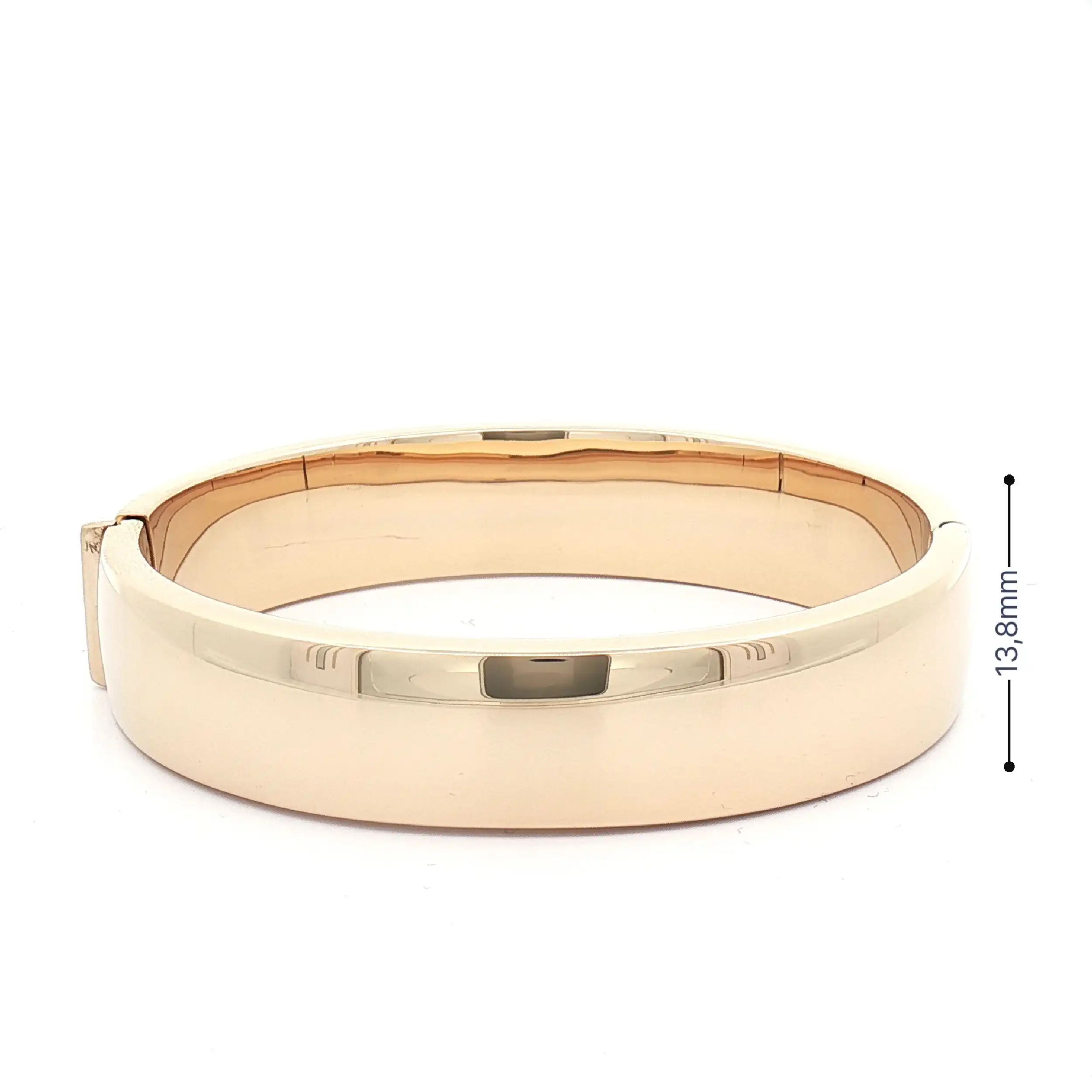 Armreif Gelbgold hohl