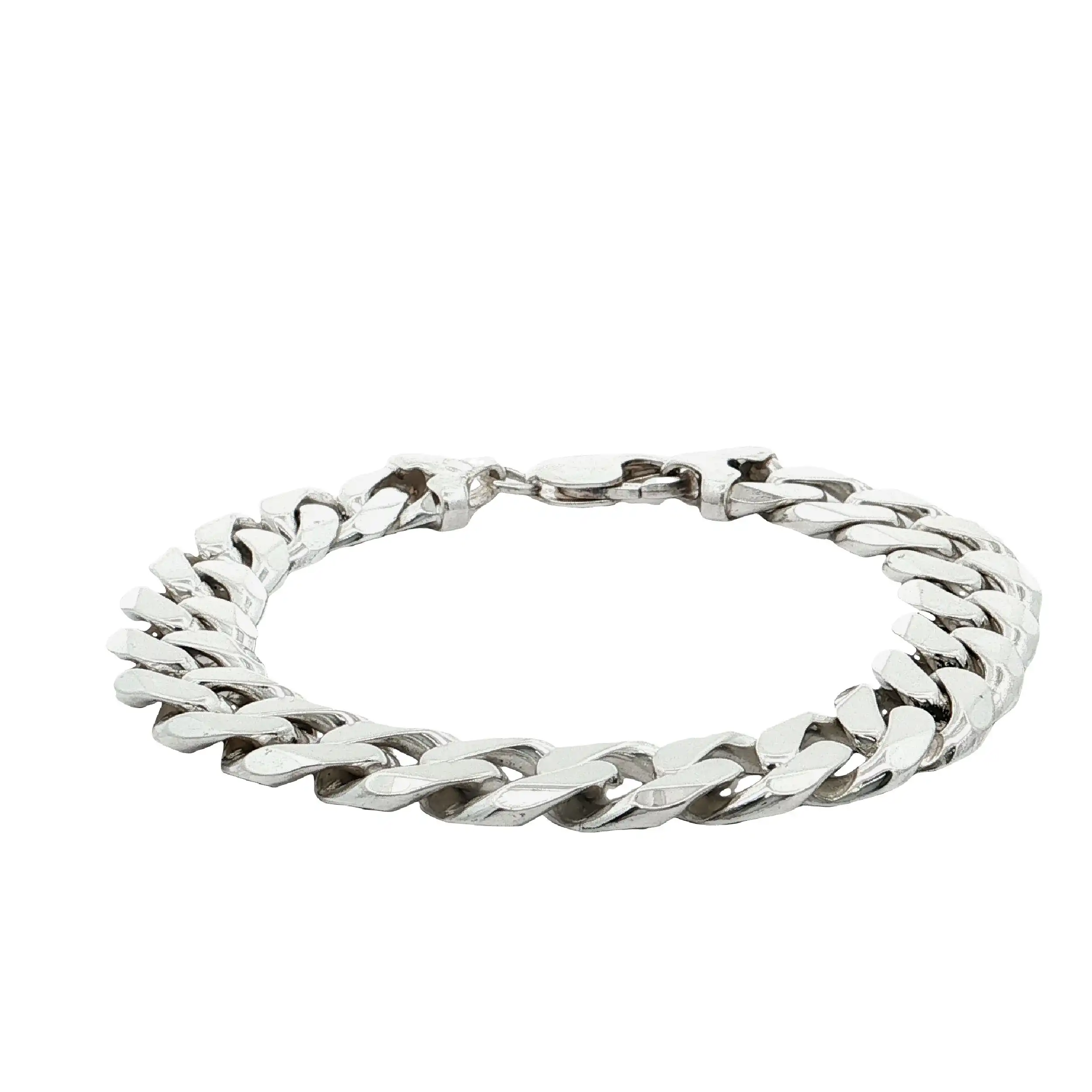 Panzerarmband Silber