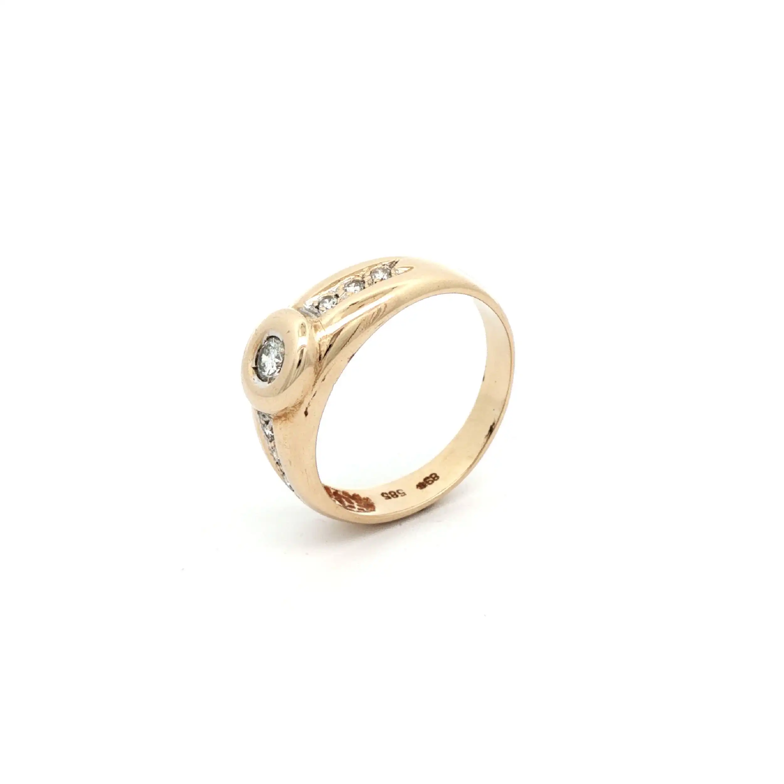 Ring Gelbgold mit Brillanten