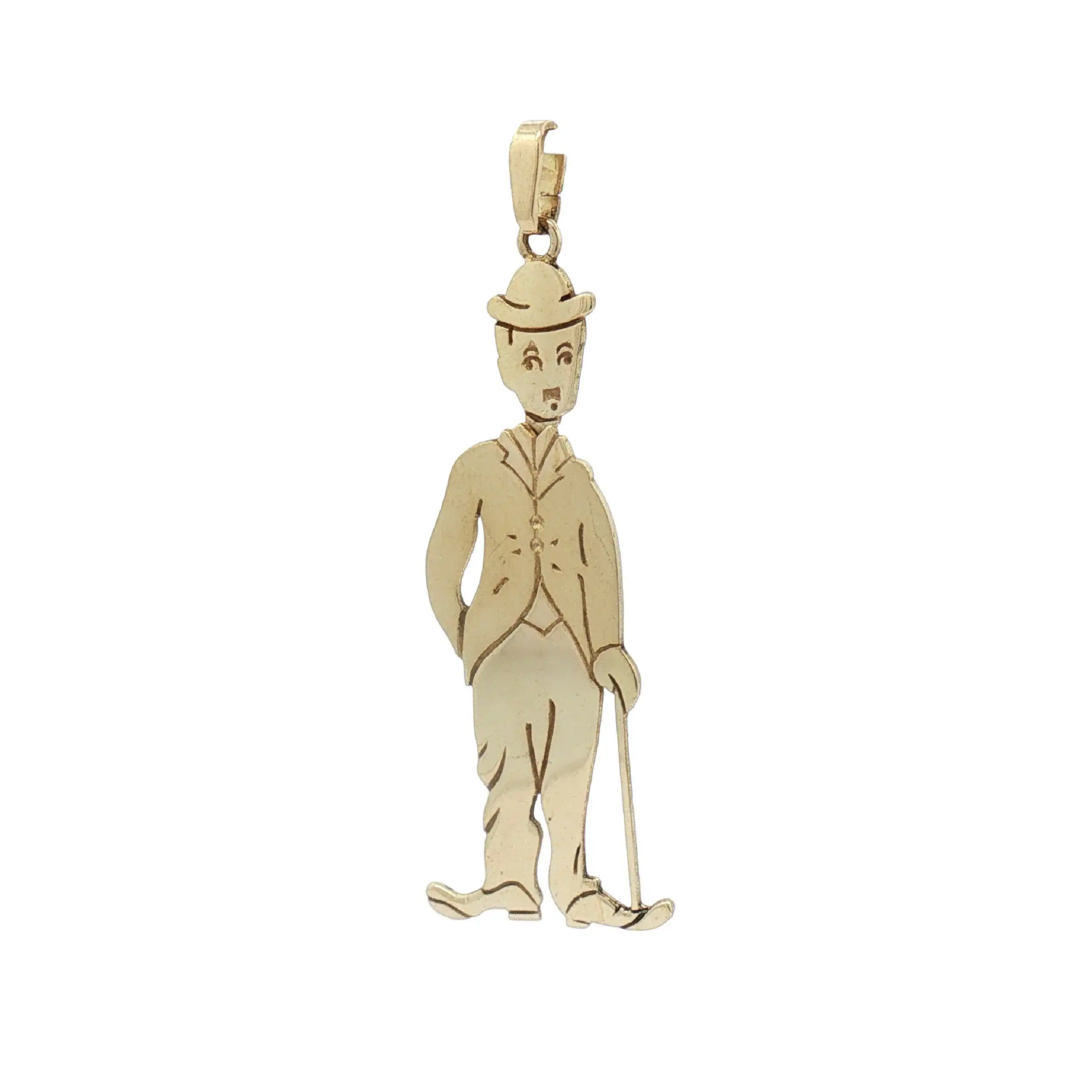 Anhänger Gelbgold Charlie Chaplin