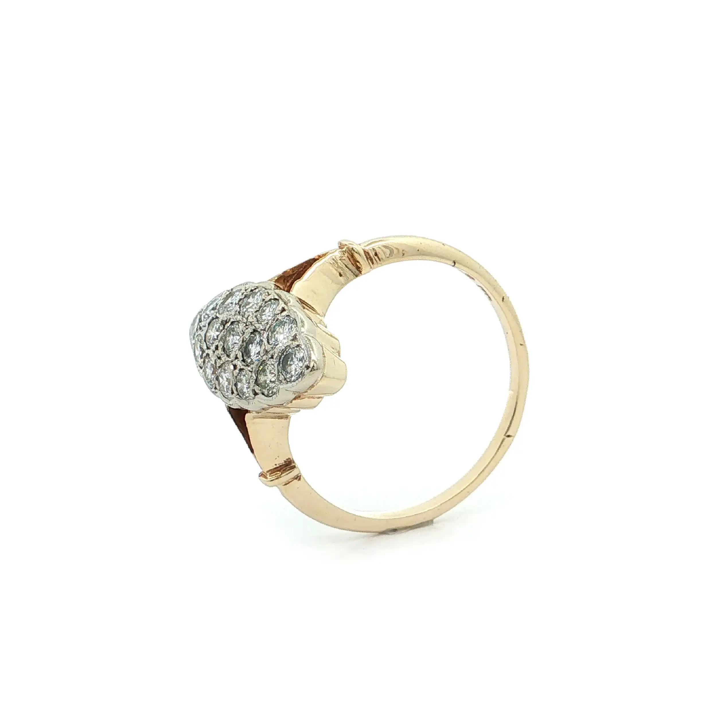 Ring Bicolor mit Brillanten Ring Bicolor mit Brillanten