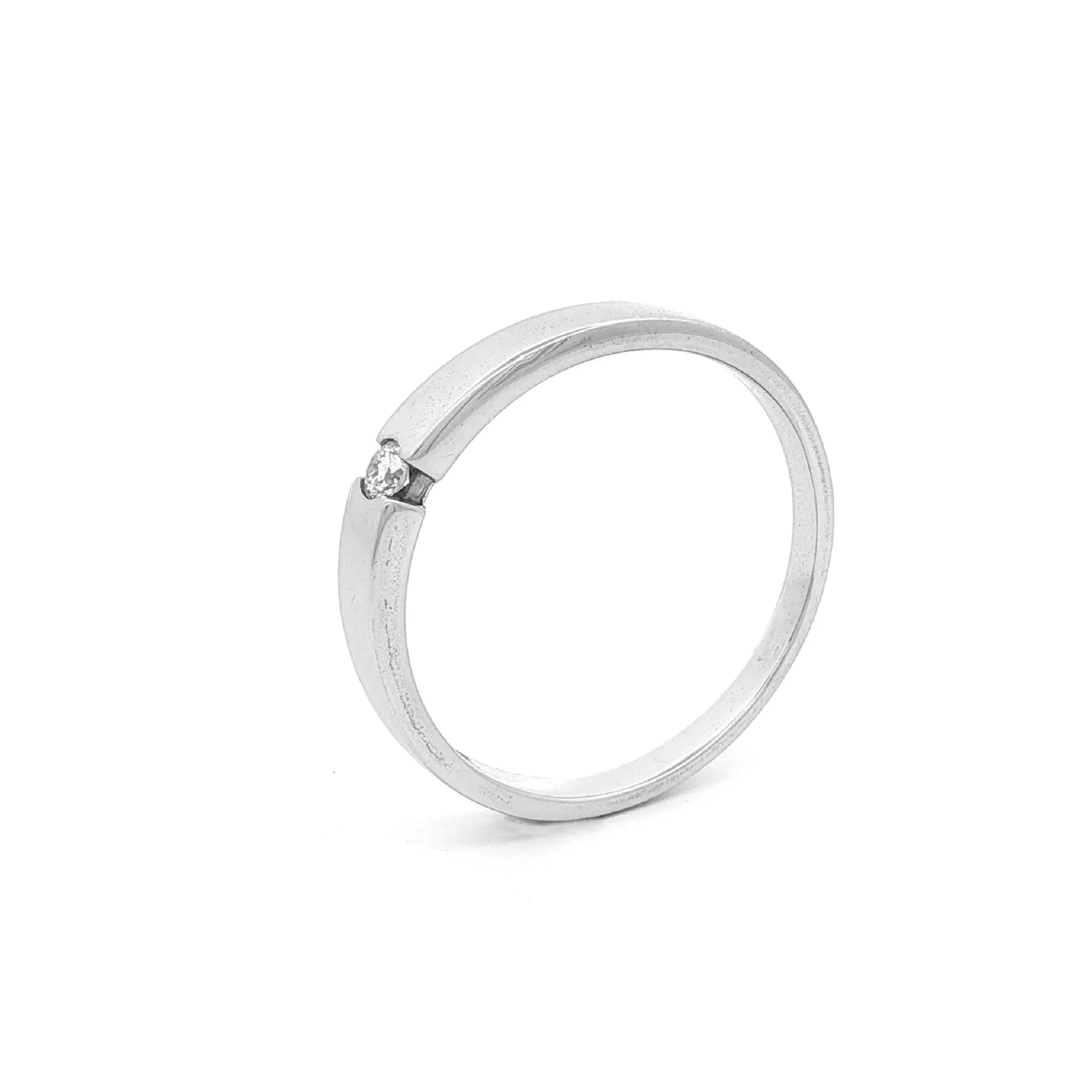 Ring Weißgold mit Brillant
