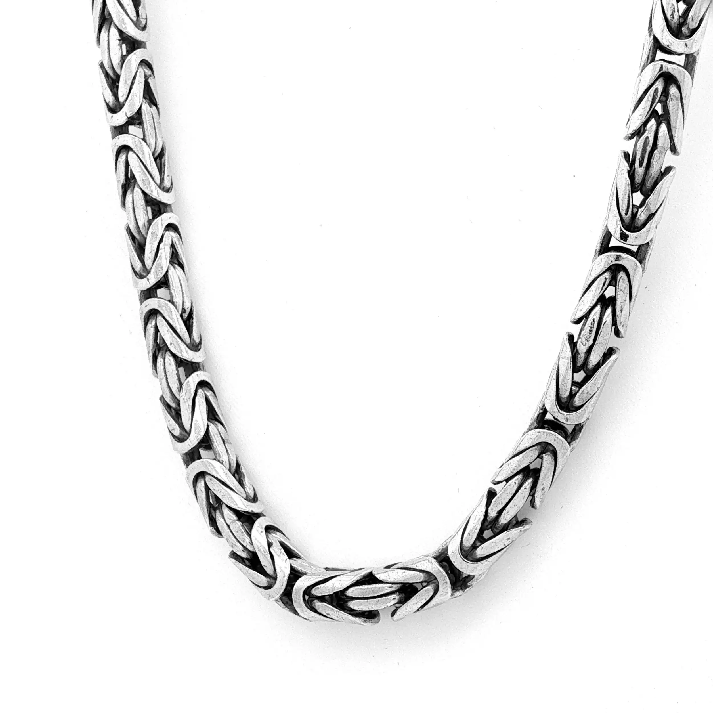 Königskette Silber rund