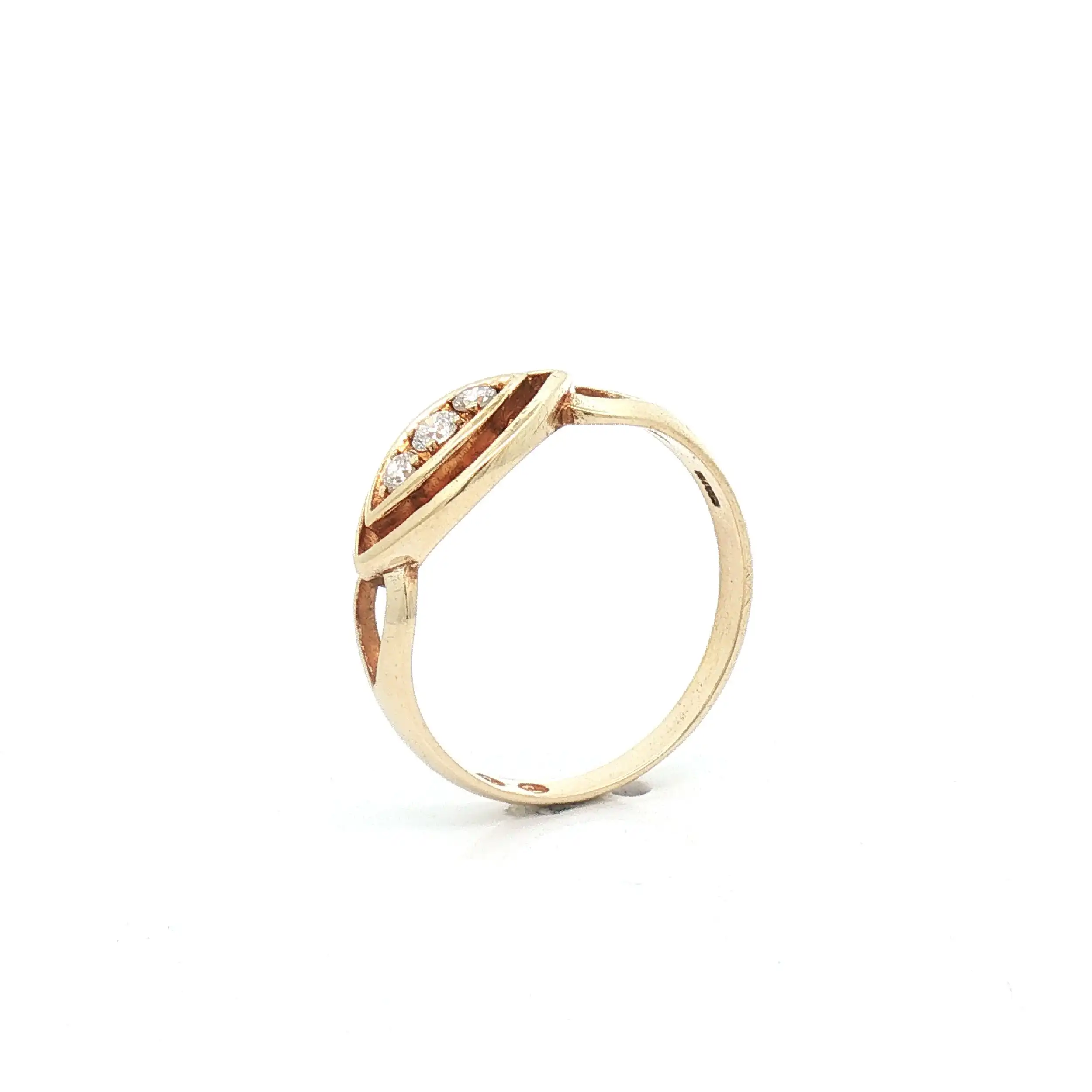 Ring Gelbgold mit Zirkonia Ring Gelbgold mit Zirkonia