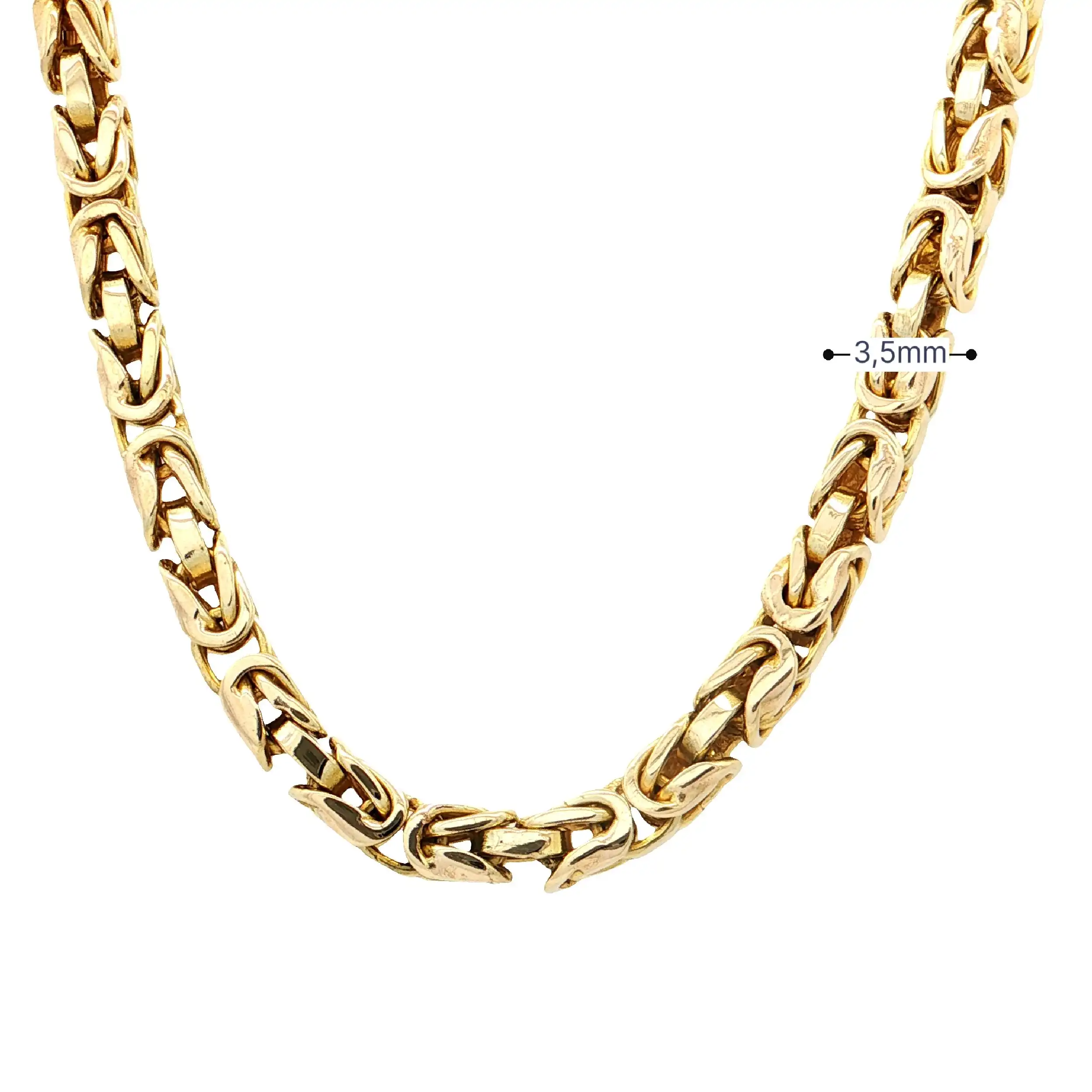 Königskette Gelbgold