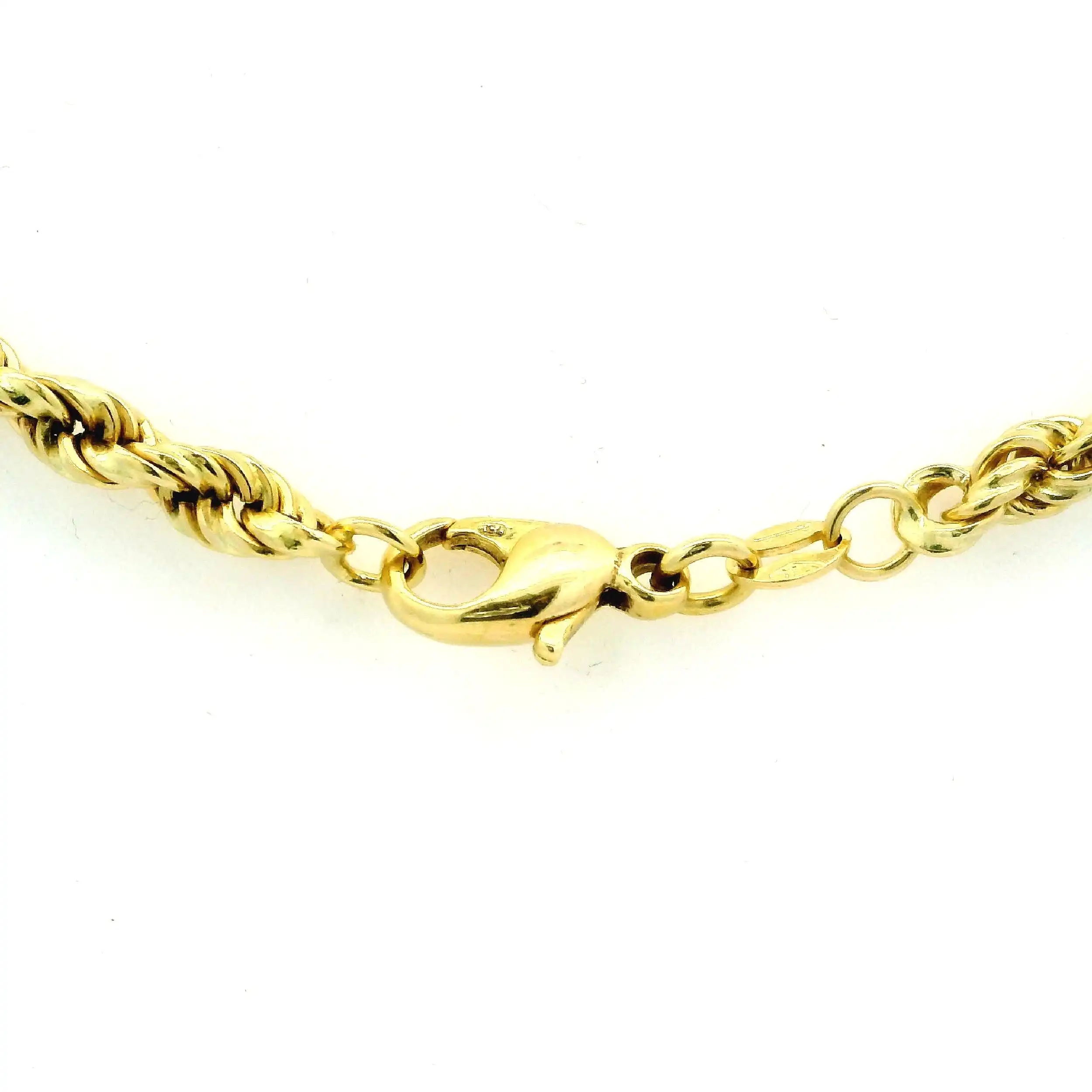 Kordelkette Gelbgold