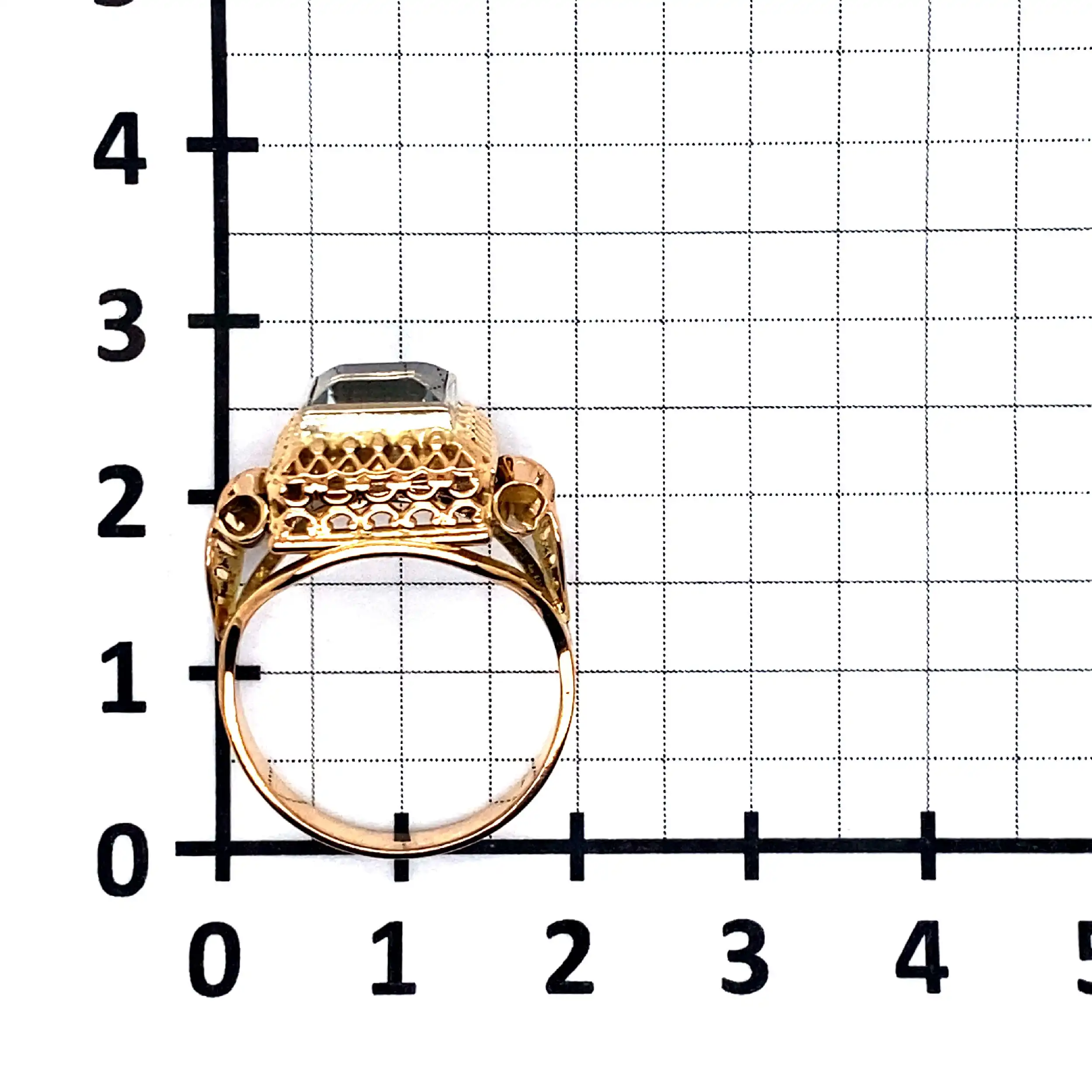 Ring Rosegold mit Aquamarin Ring Rosegold mit Aquamarin