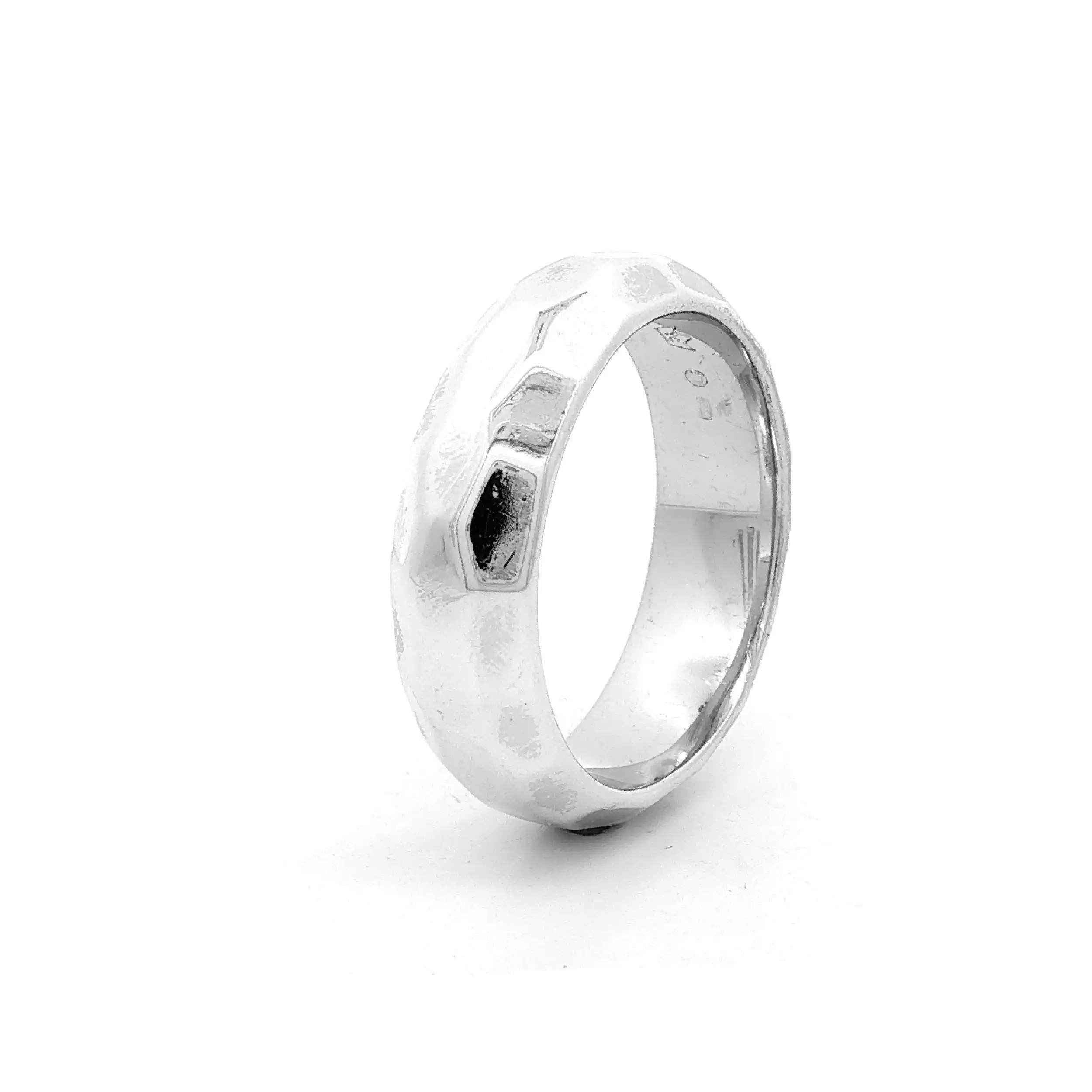 Ring Silber mit Muster