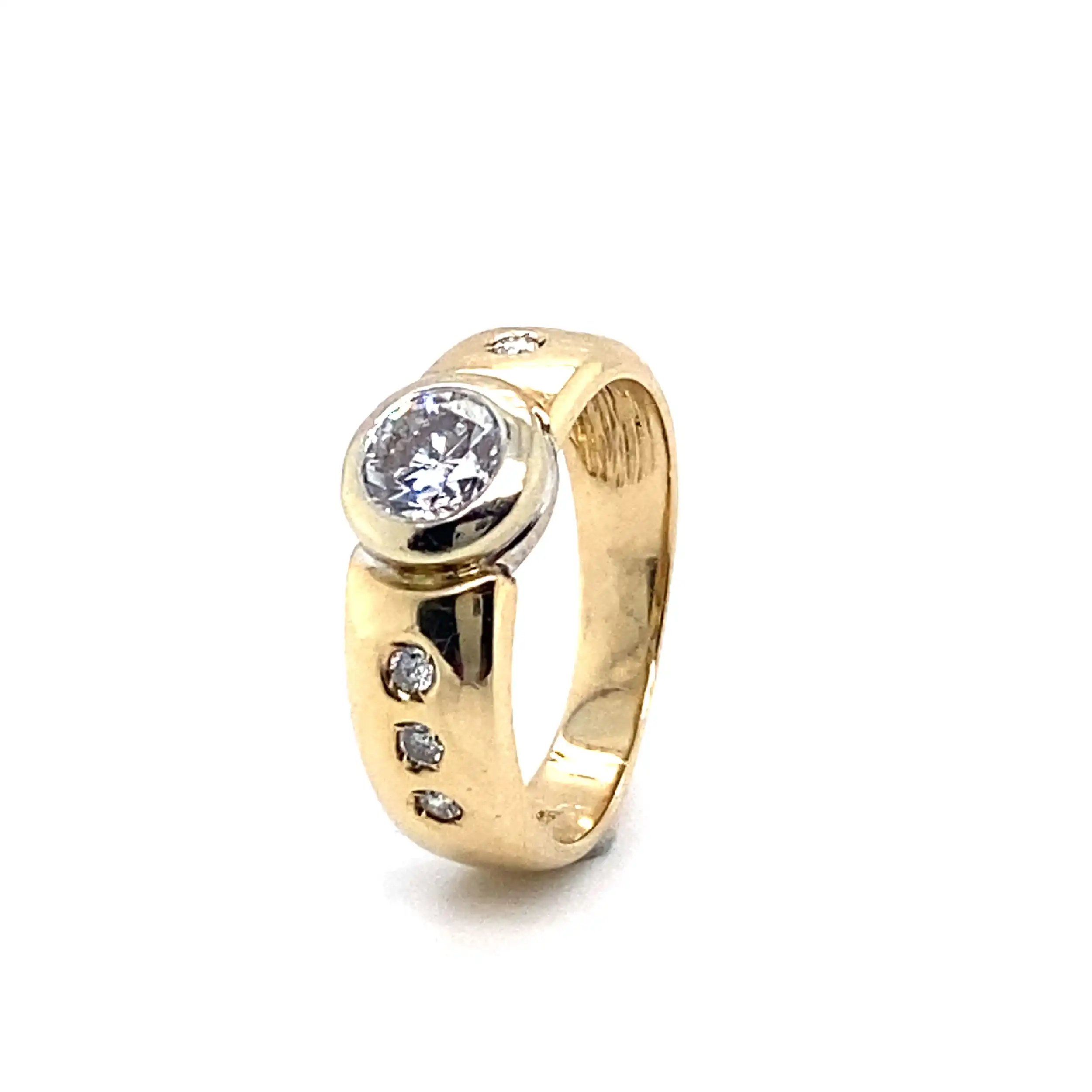 Ring Bicolor mit Brillanten Ring Bicolor mit Brillanten