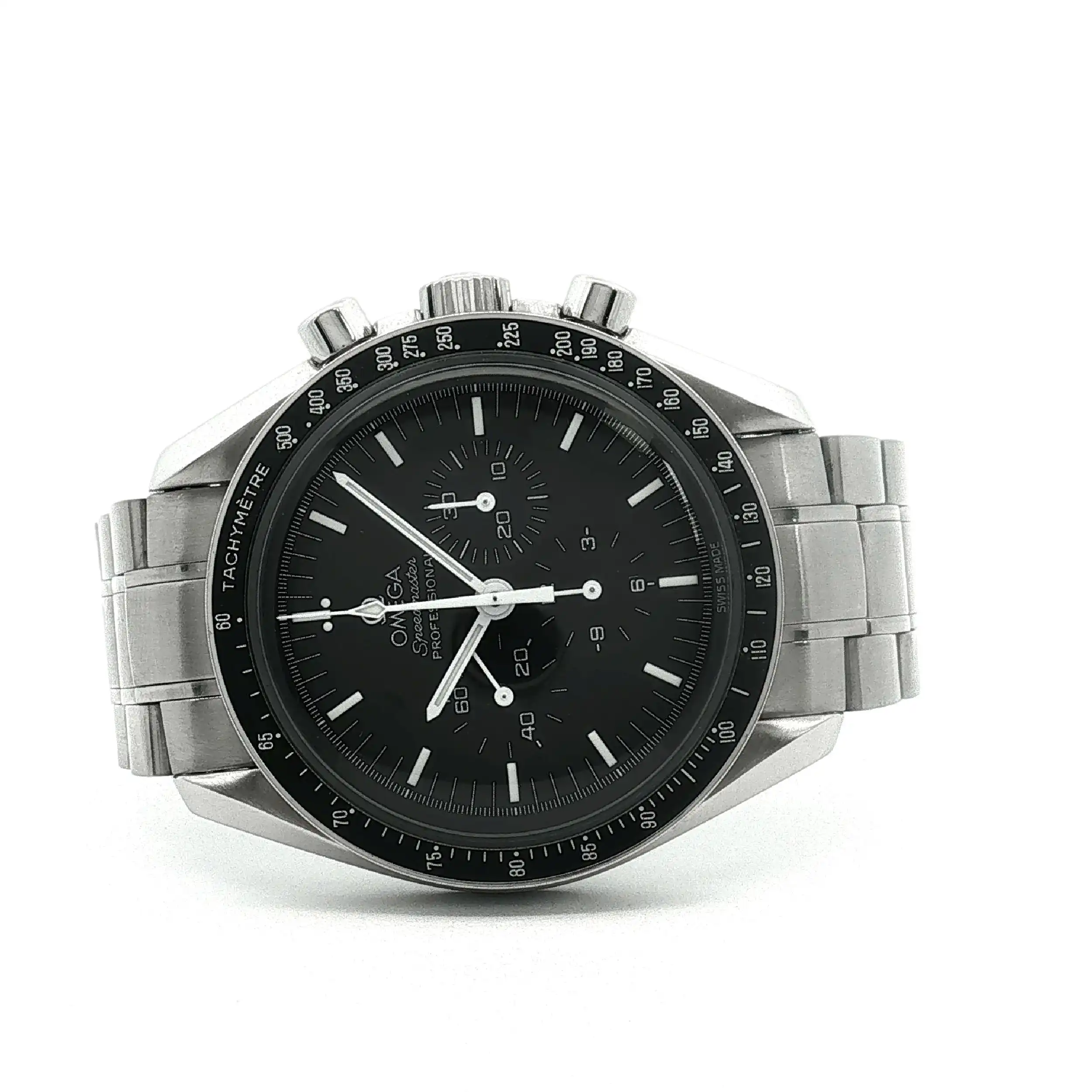Herrenuhr Omega Speedmaster Professional mit Box und Revisionsbelegen Herrenuhr Omega Speedmaster Professional mit Box und Revisionsbelegen