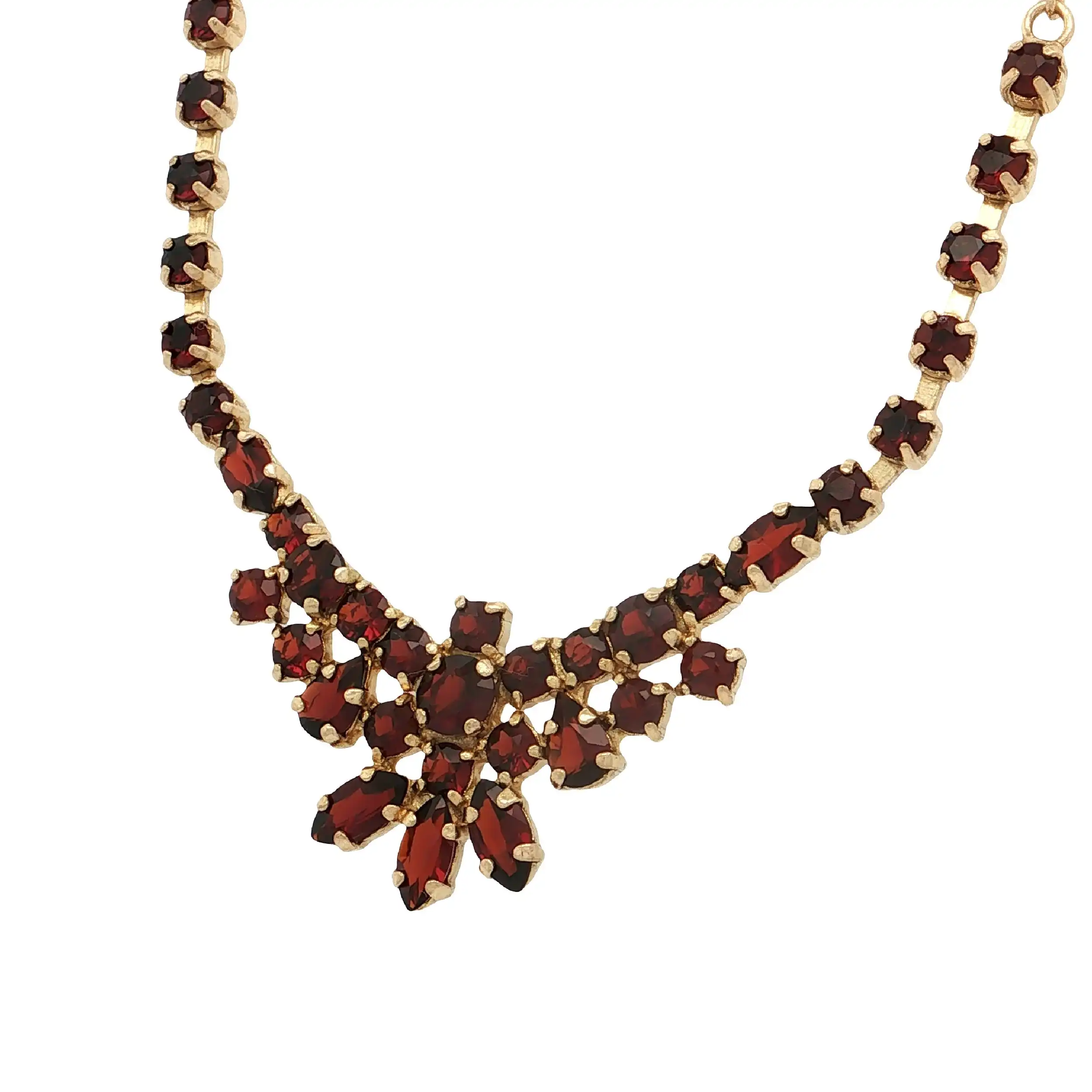 Coller Gelbgold mit Granat