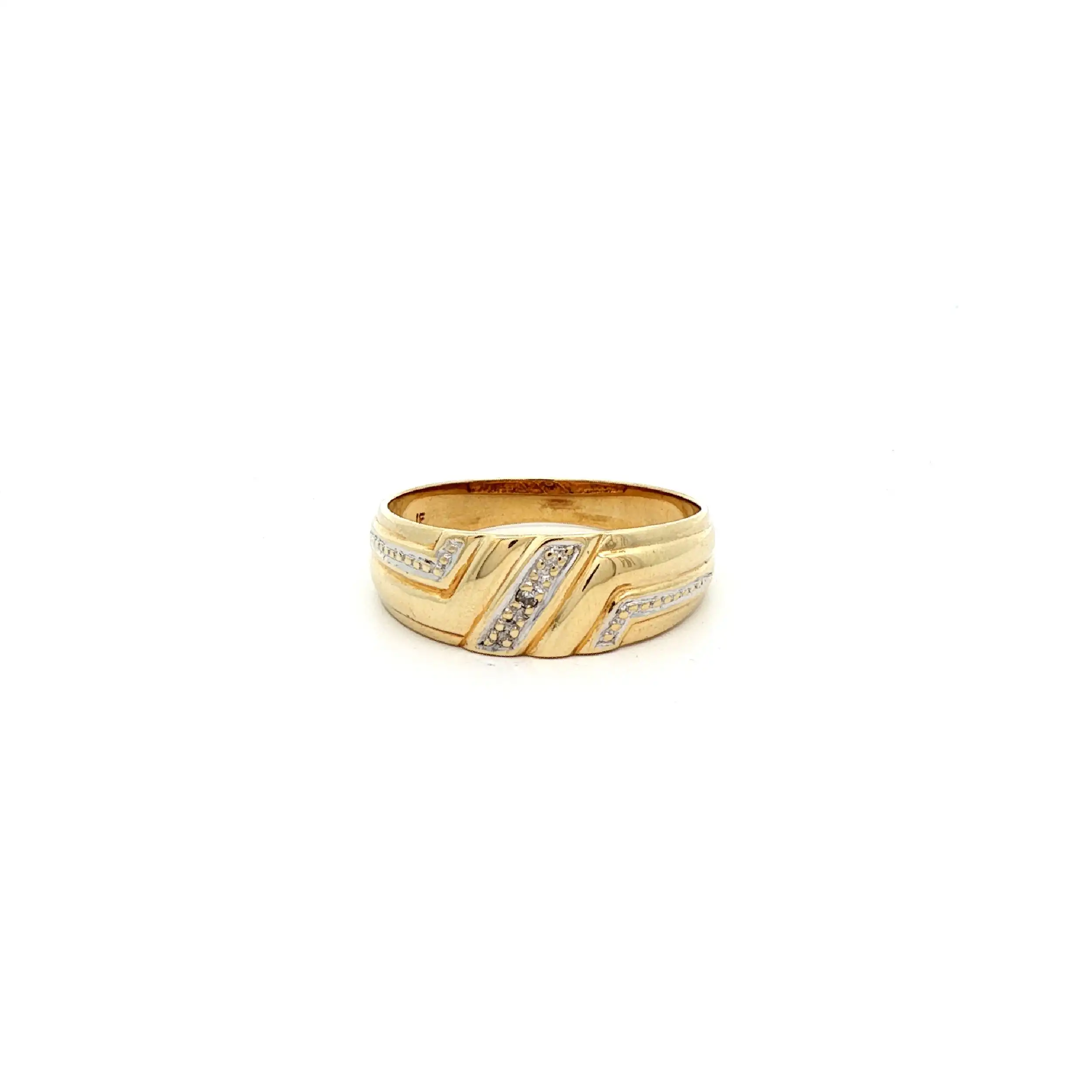 Ring Bicolor mit Diamant Ring Bicolor mit Diamant