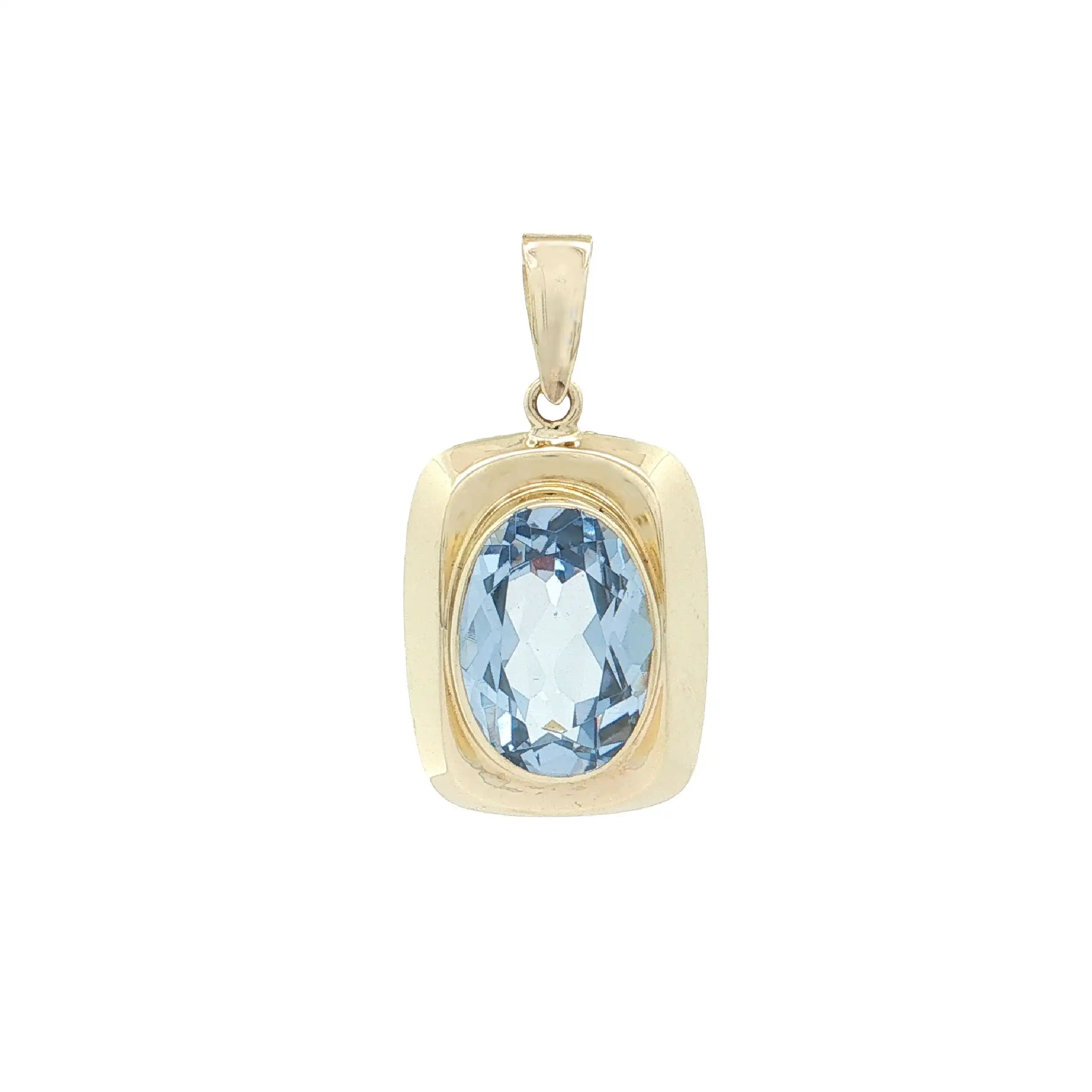 Anhänger Gelbgold mit Spinell