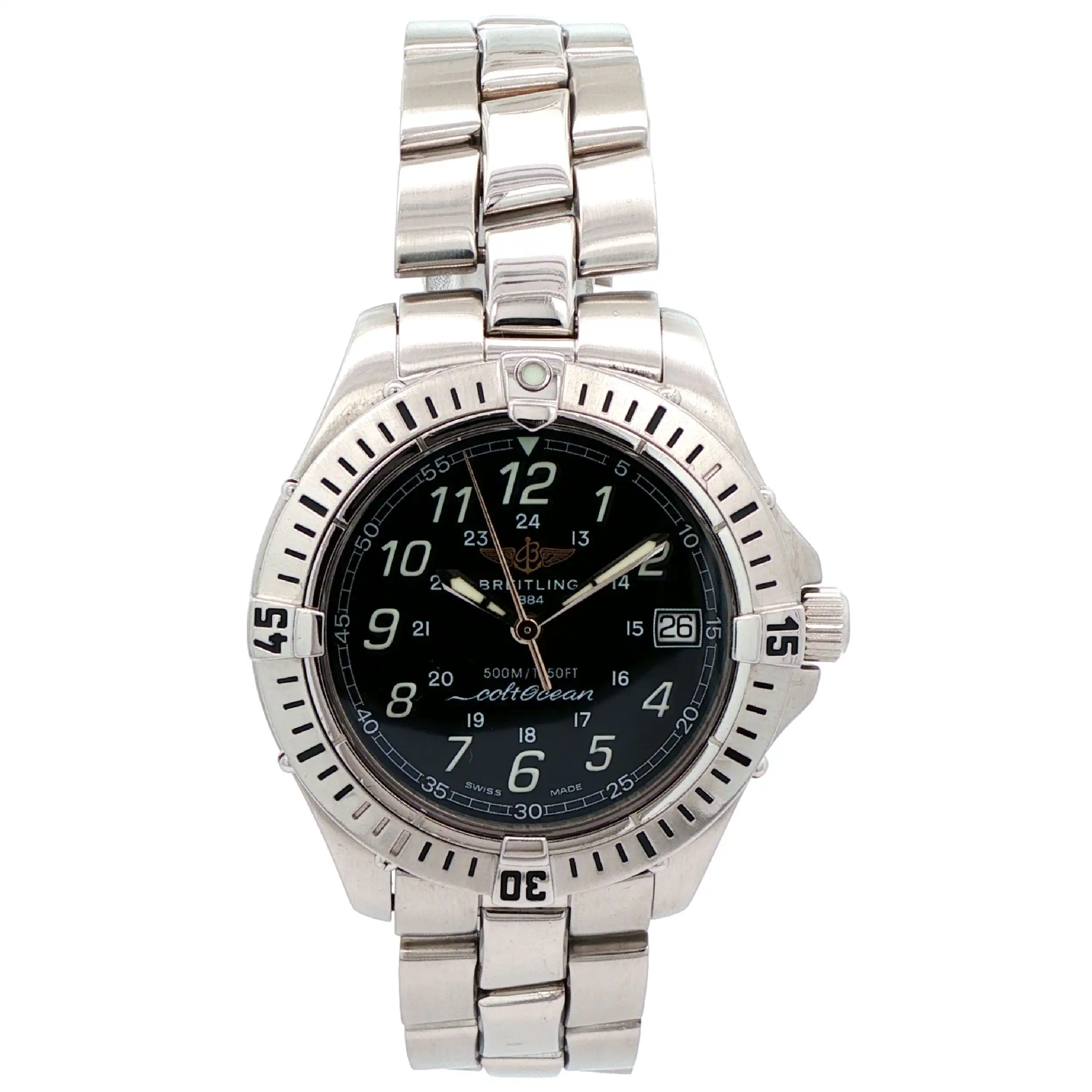 Herrenuhr Breitling Colt Quartz mit Box und Papiere Herrenuhr Breitling Colt Quartz mit Box und Papiere
