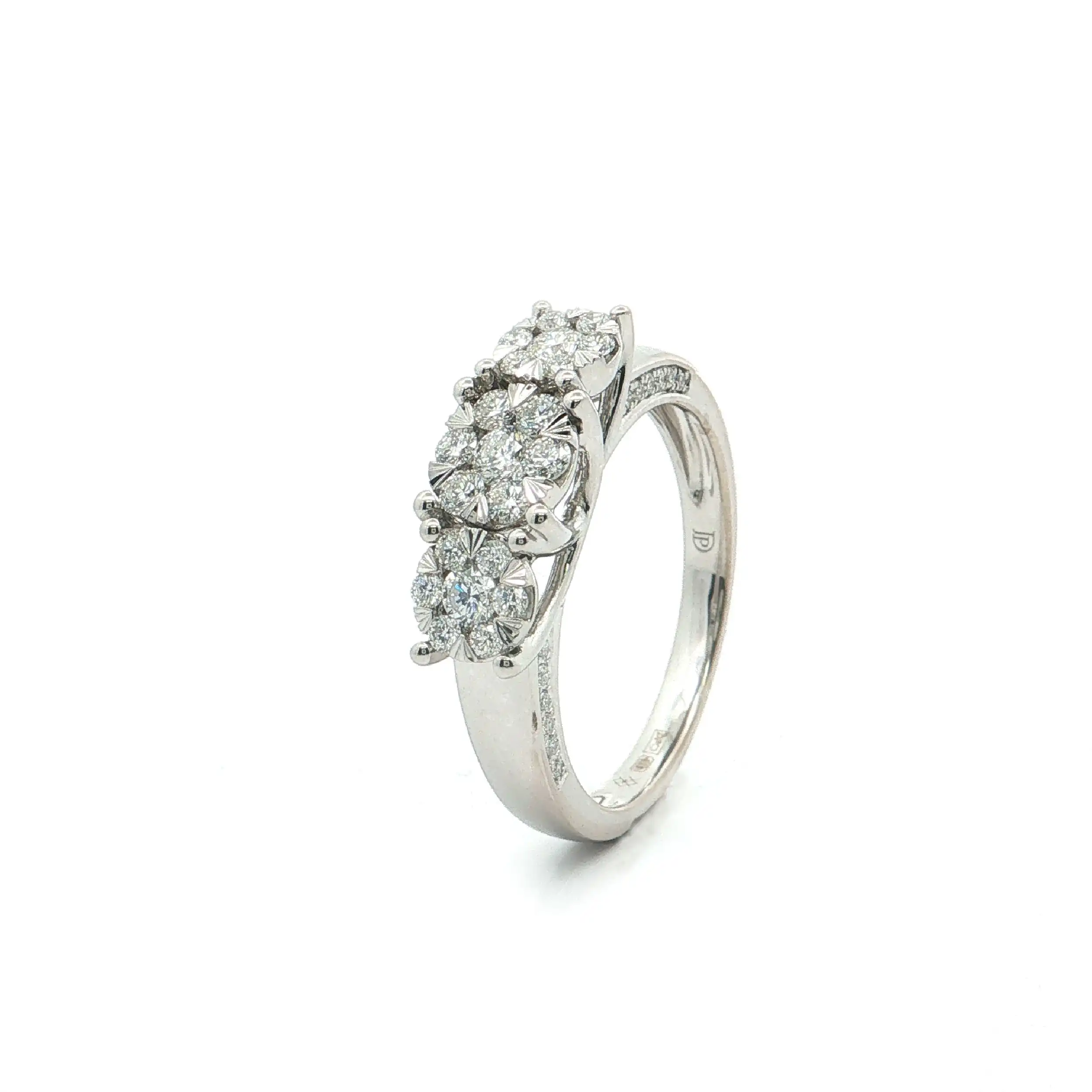Ring Weißgold mit Brillanten