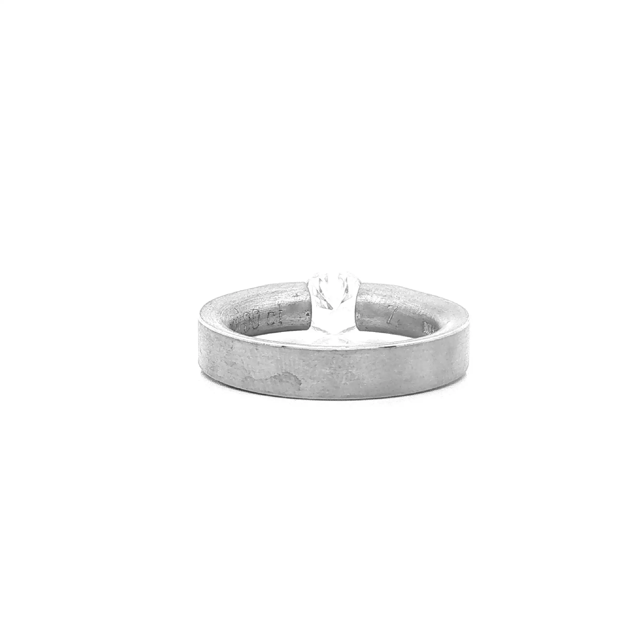 Spannring Silber Niessing "Musterring" Everest mit Zirkonia Spannring Silber Niessing "Musterring" Everest mit Zirkonia