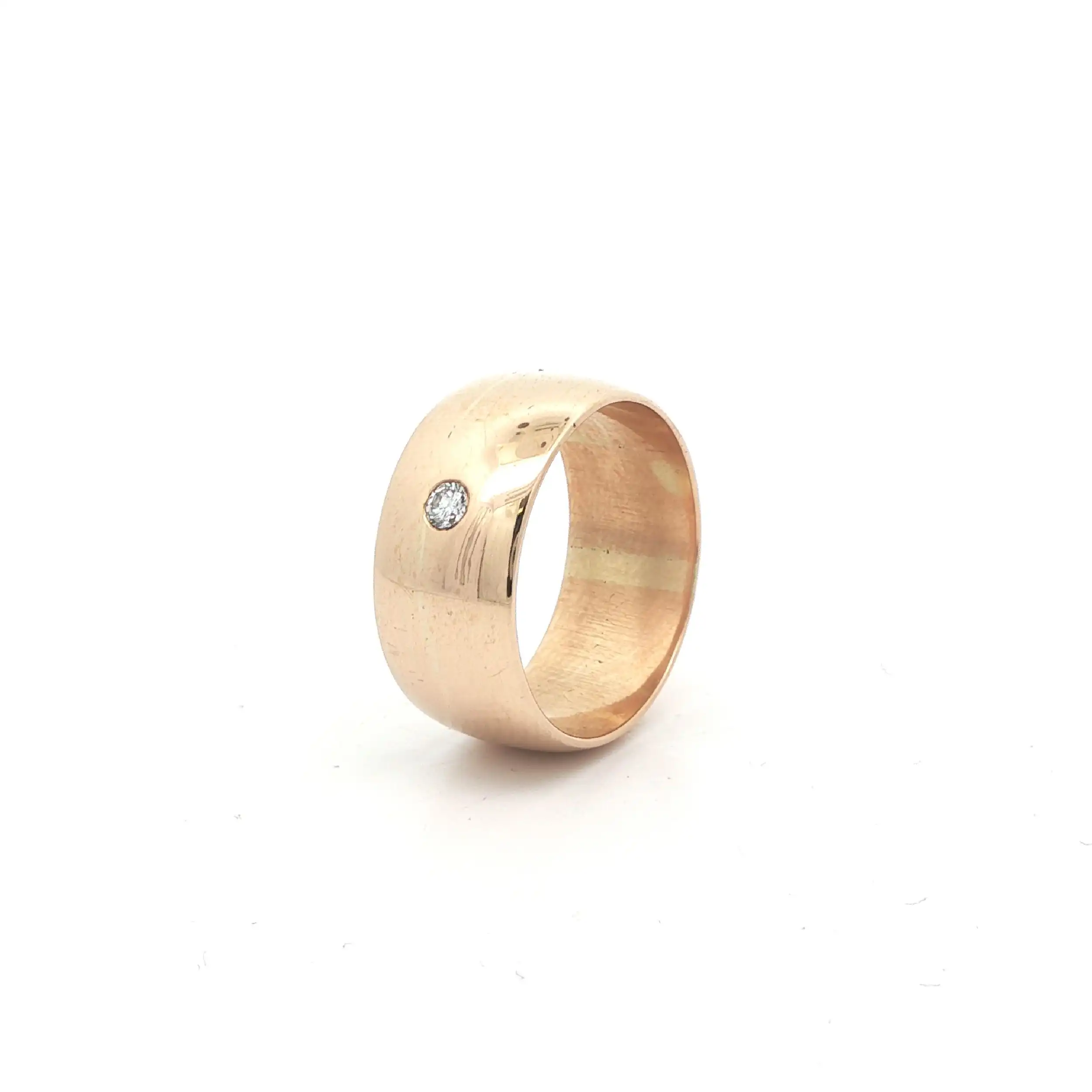 Ring Gelbgold mit Brillant Ring Gelbgold mit Brillant