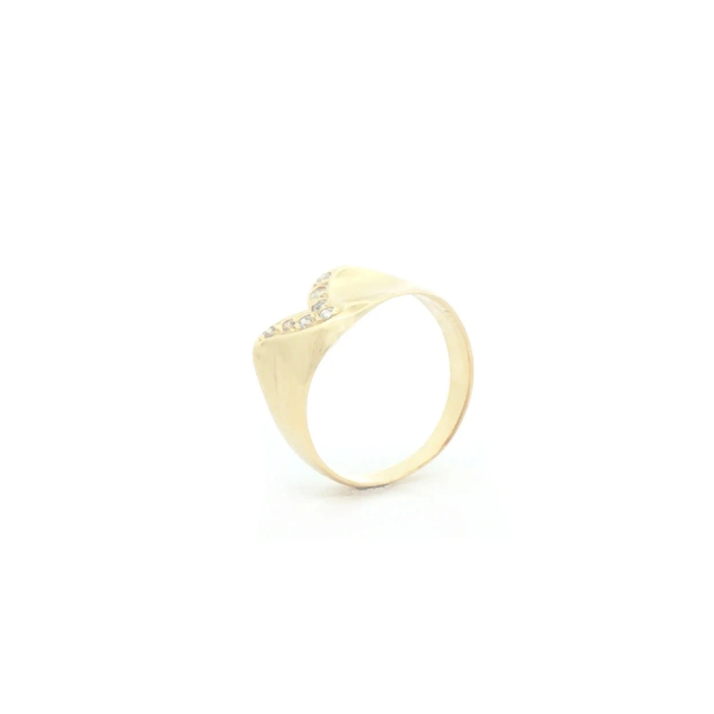 Ring Gelbgold mit Zirkonia
