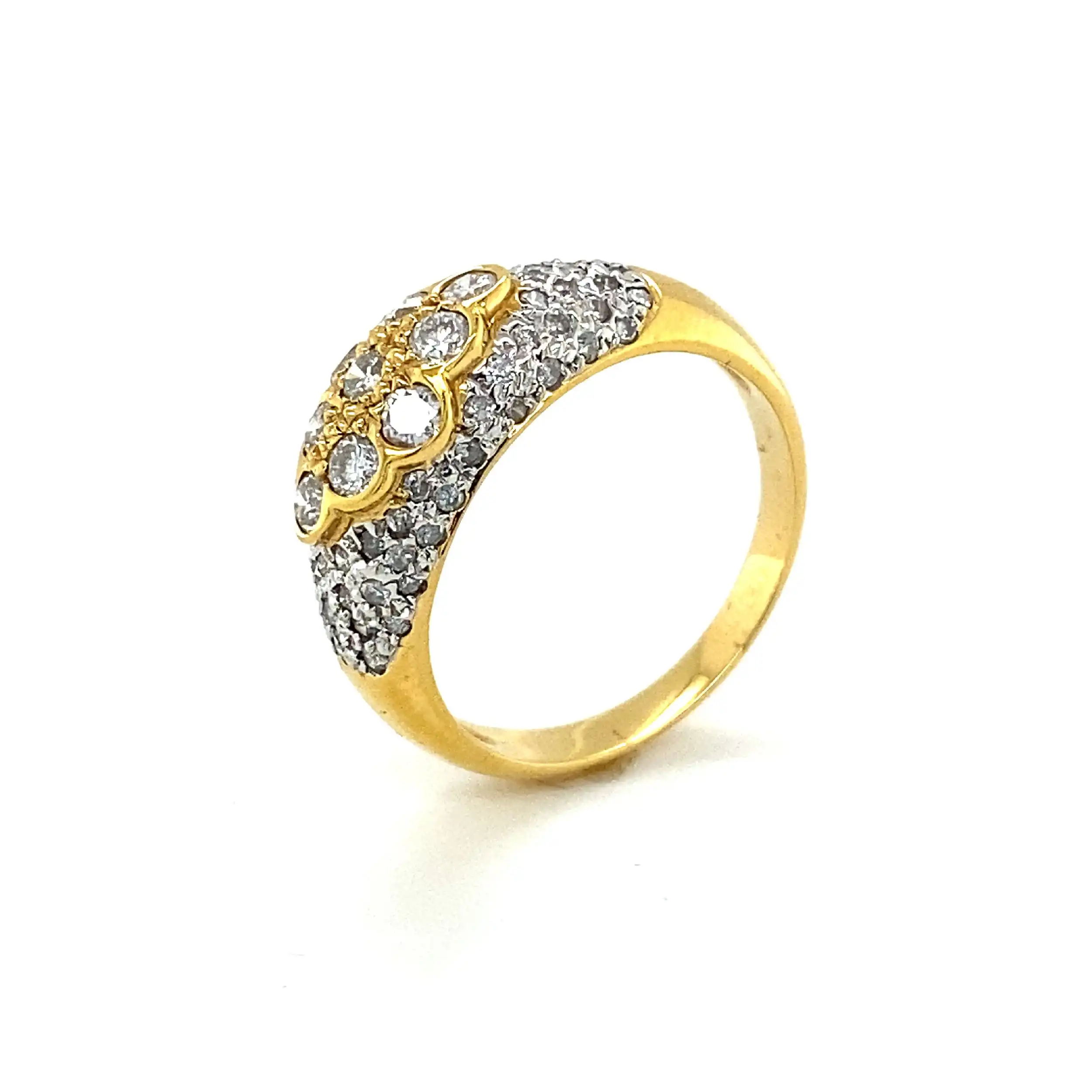 Ring Gelbgold mit Brillanten Ring Gelbgold mit Brillanten
