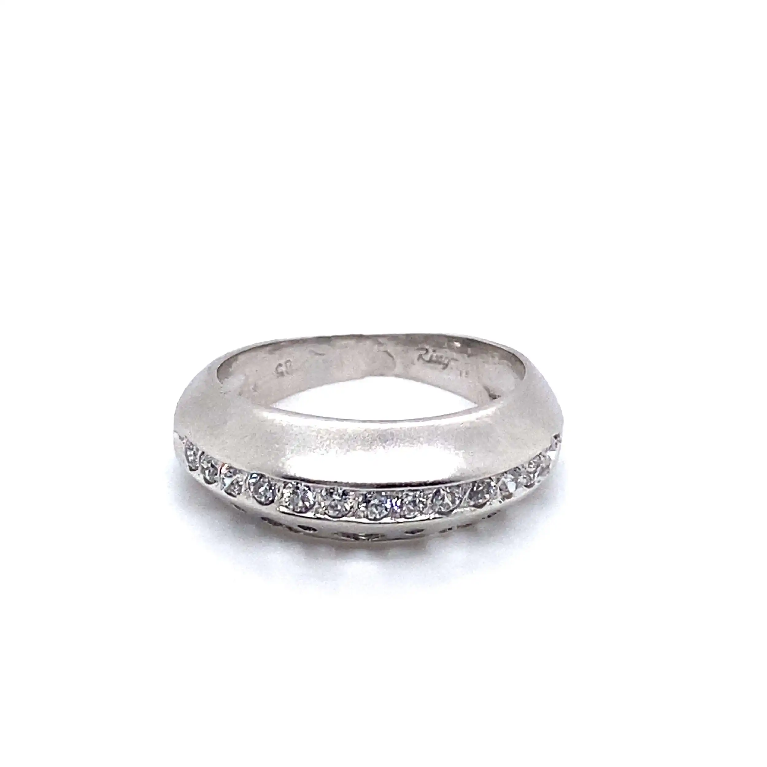 Ring Weißgold mit Zirkonia Ring Weißgold mit Zirkonia