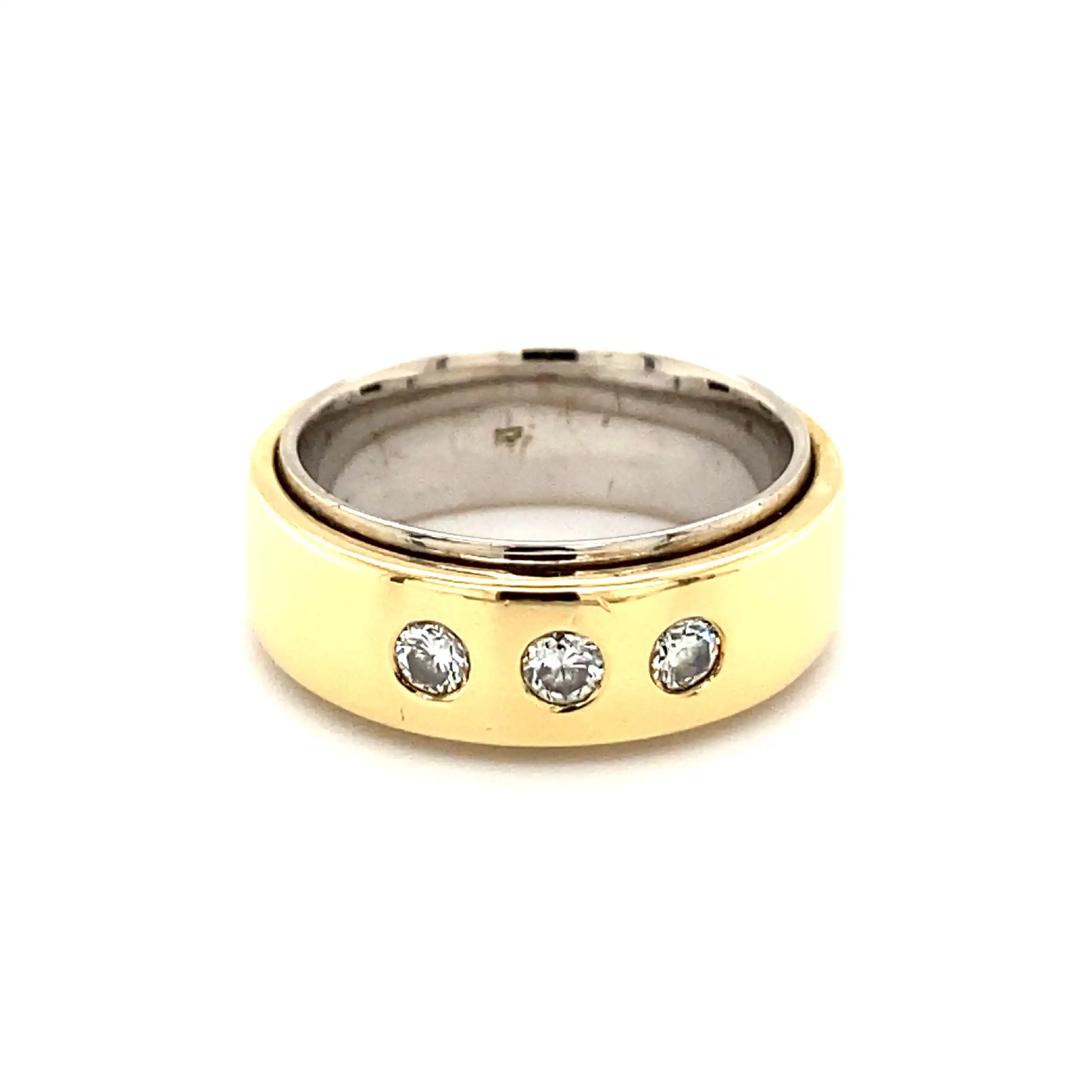 Ring Bicolor mit Brillanten