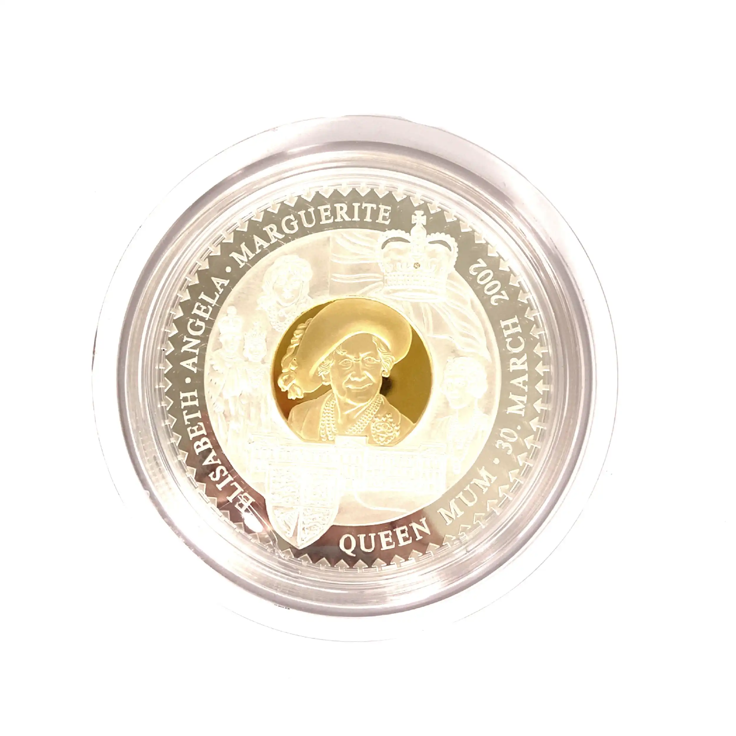 3000g Silbermünze Münze Queen Mum limitiert auf 500 stk. Bank of Zambia