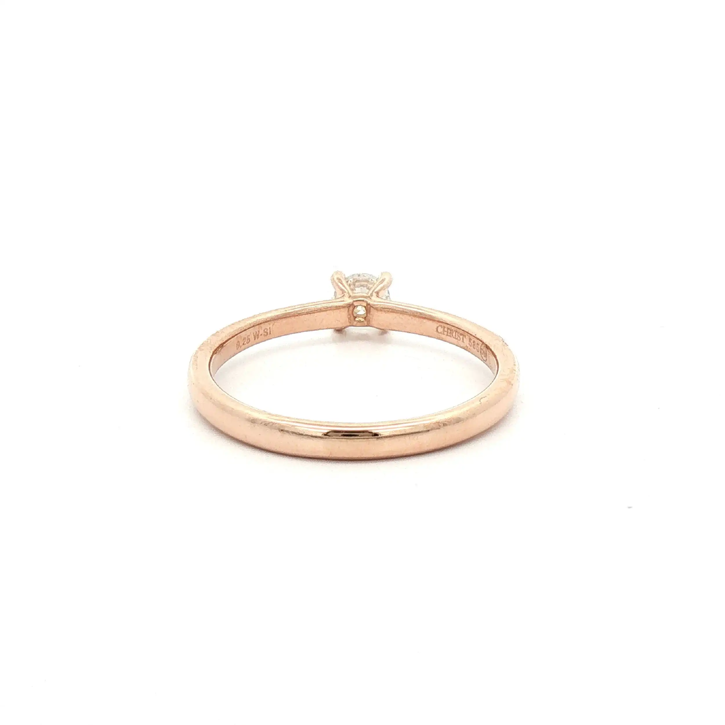 Ring Rotgold mit Brillant