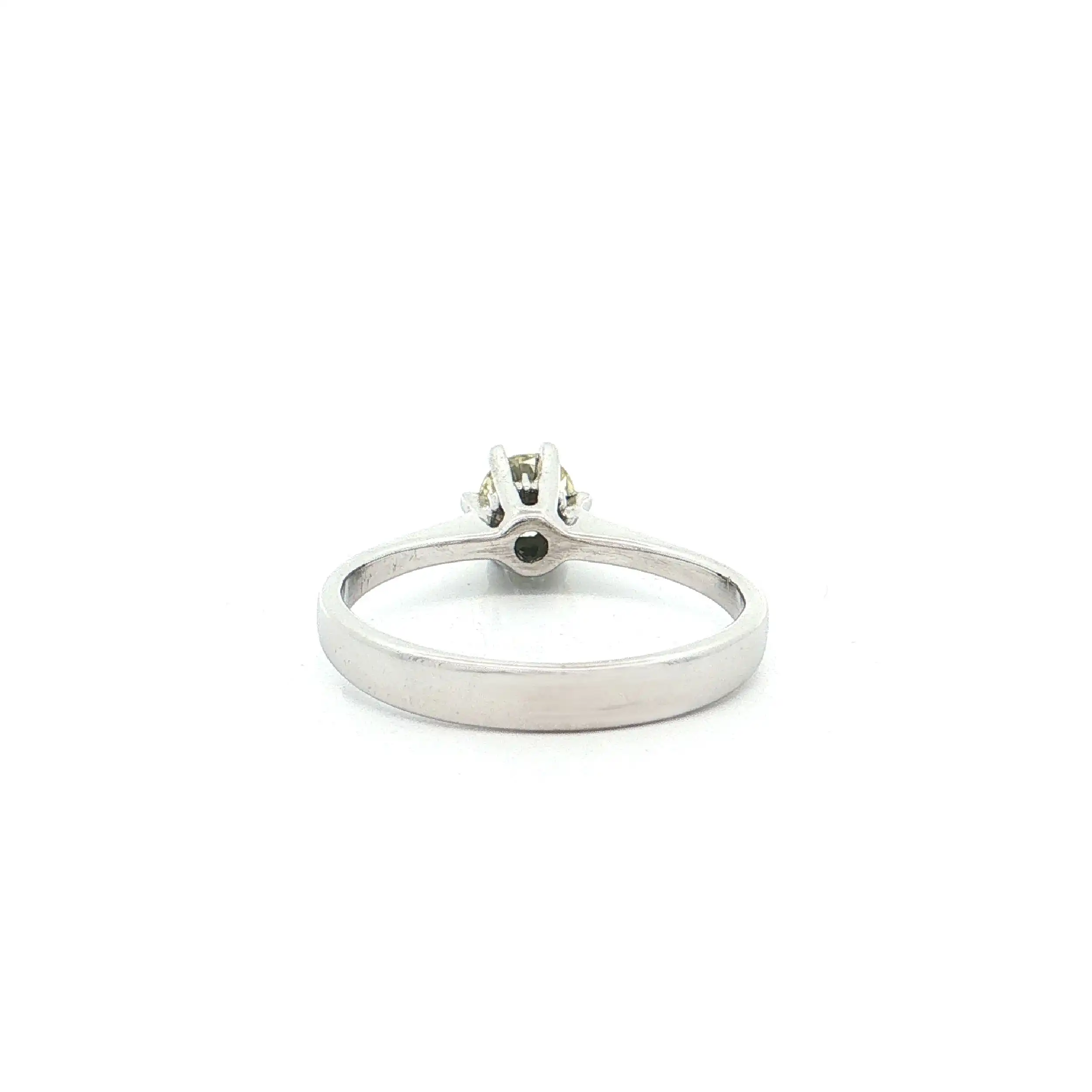 Ring Weißgold mit Brillant Solitär