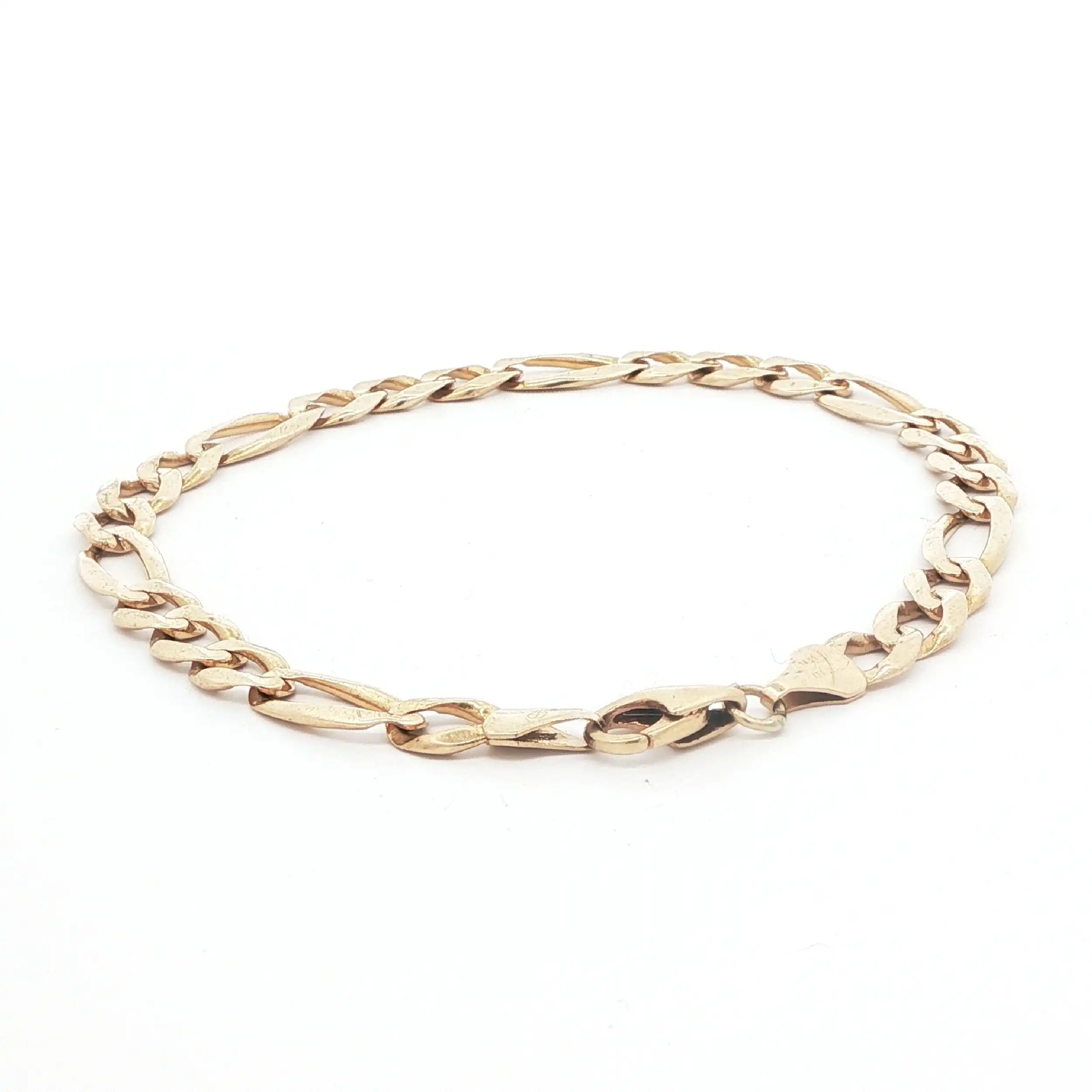 Figaropanzerarmband Gelbgold