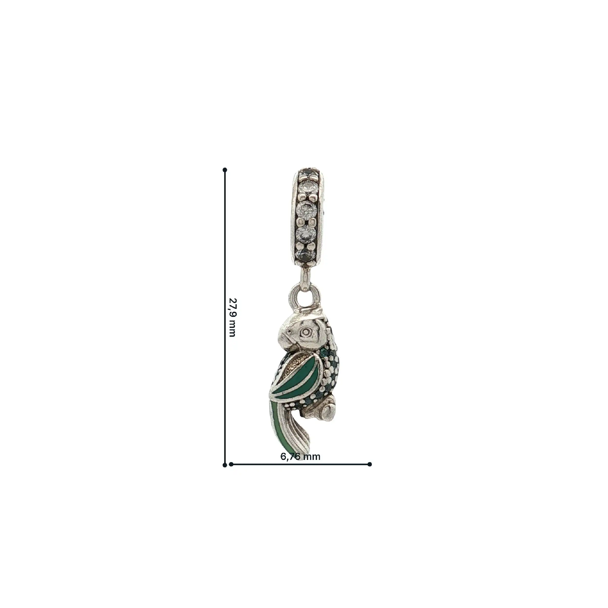 Charm Pandora "tropischer Papagei" Charm Pandora "tropischer Papagei"