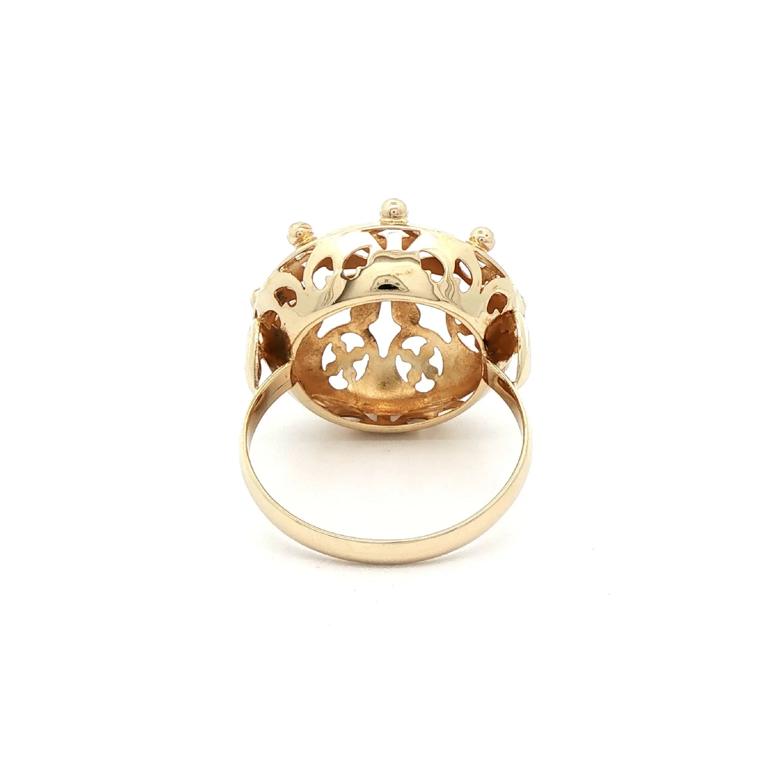 Ring Gelbgold durchbrochenes Muster