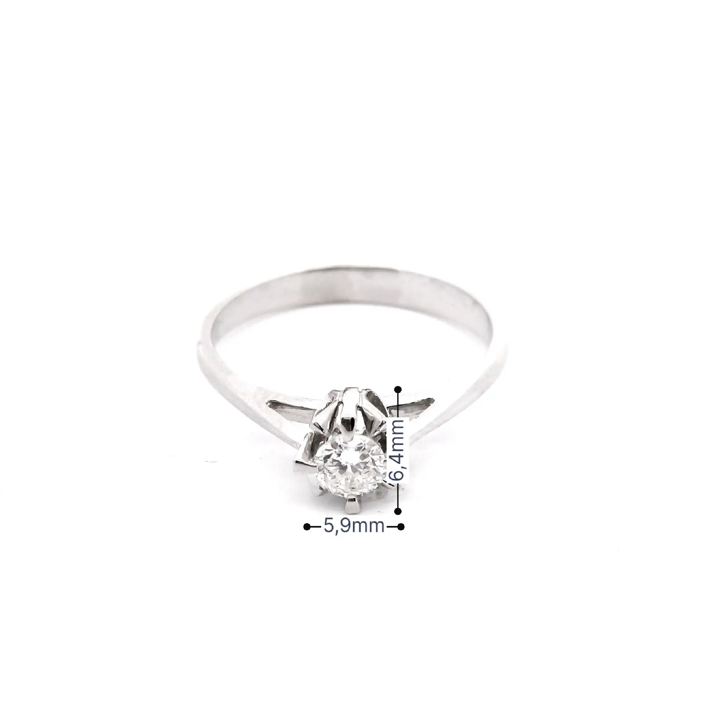 Ring Weißgold mit Brillant