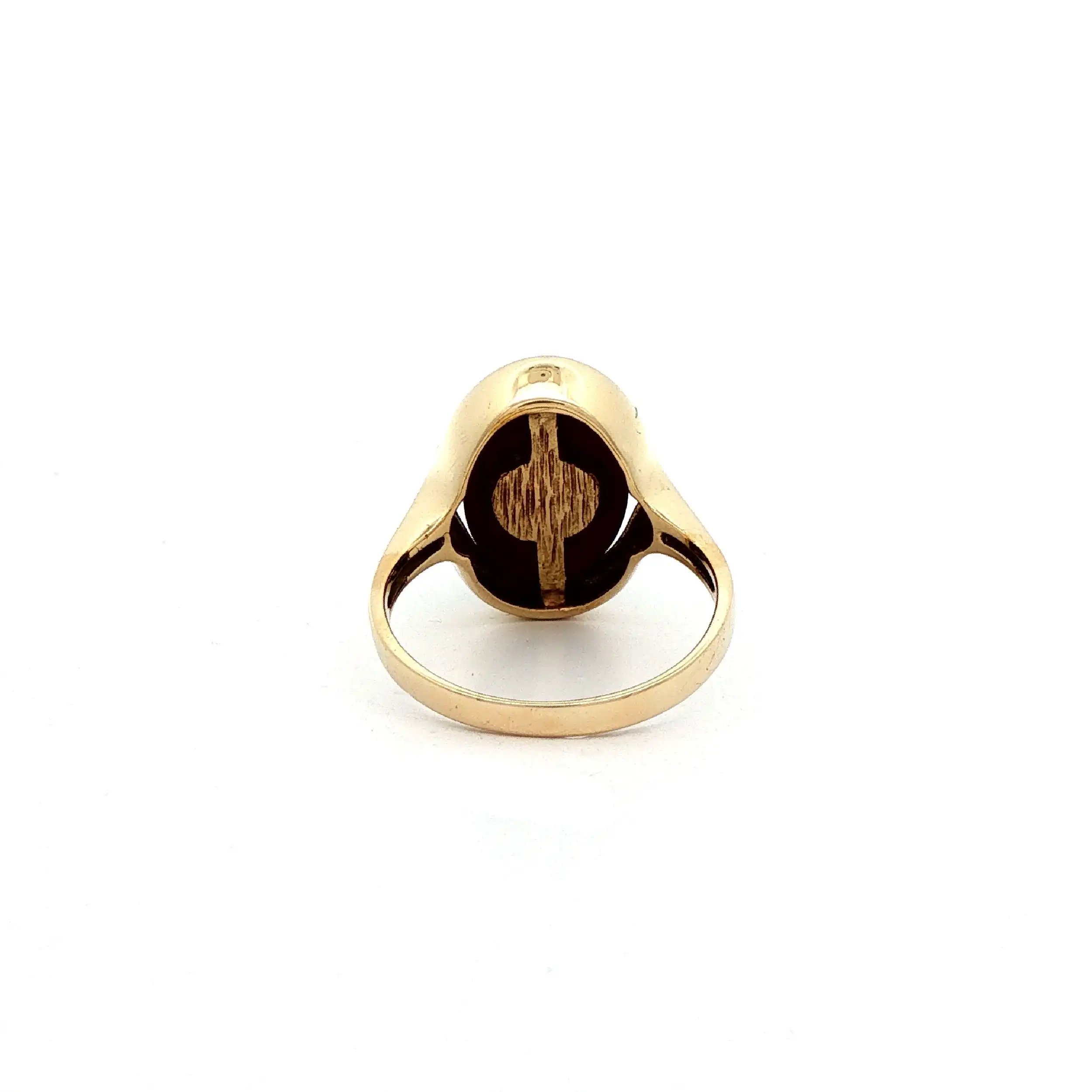 Ring Gelbgold mit Tigerauge