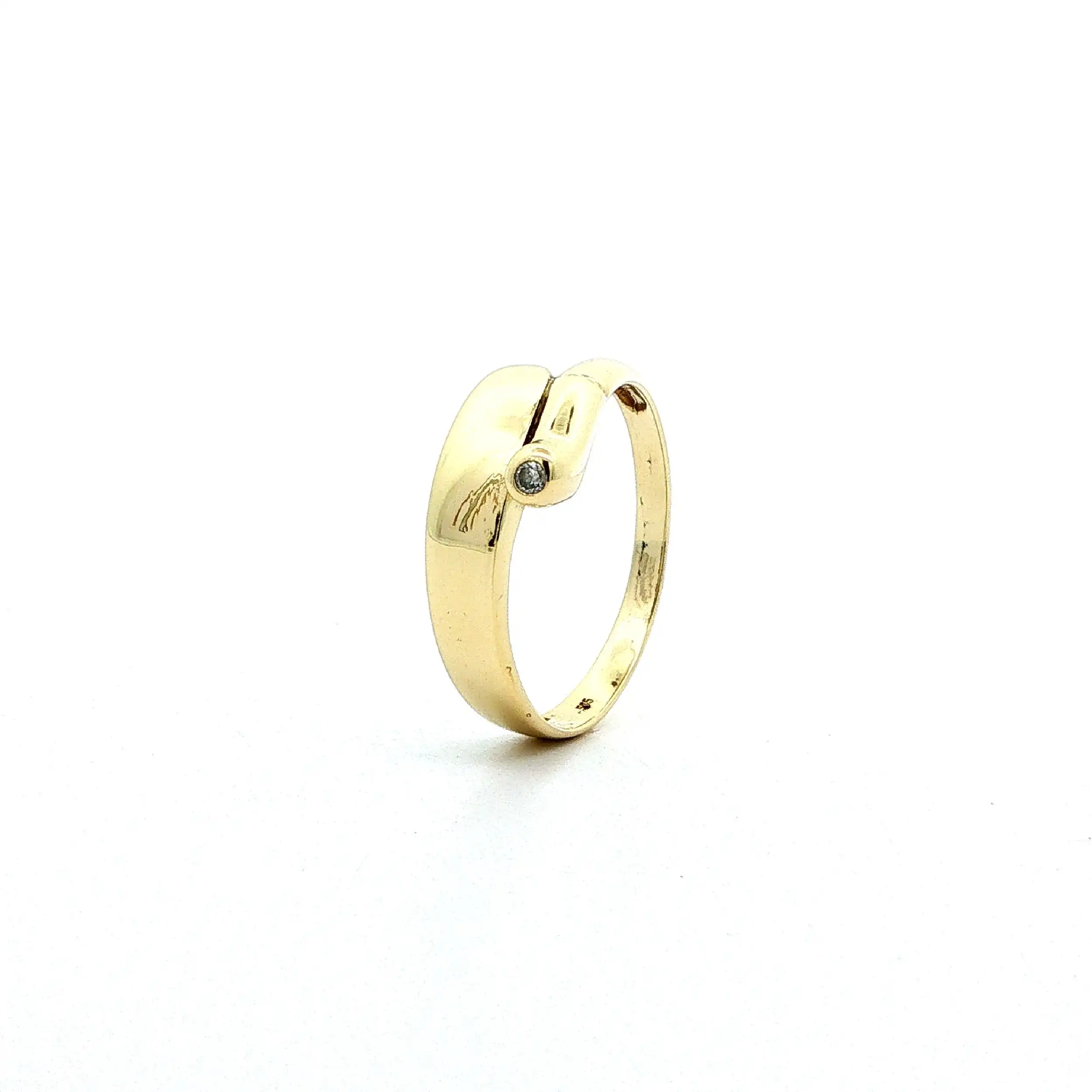 Ring Gelbgold mit Brillant