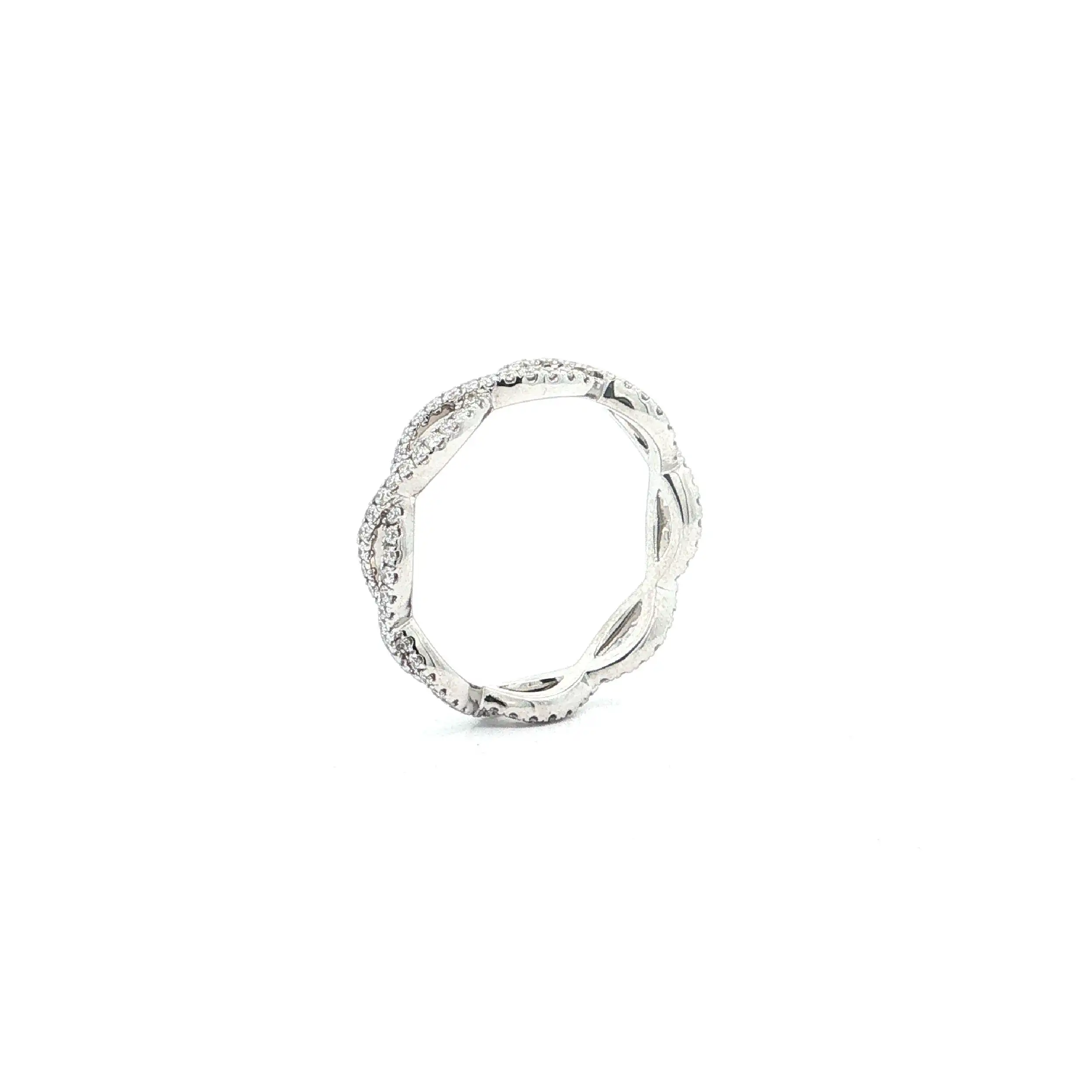 Ring Weißgold mit Brillanten 0,56ct. TW/VSI Ring Weißgold mit Brillanten 0,56ct. TW/VSI
