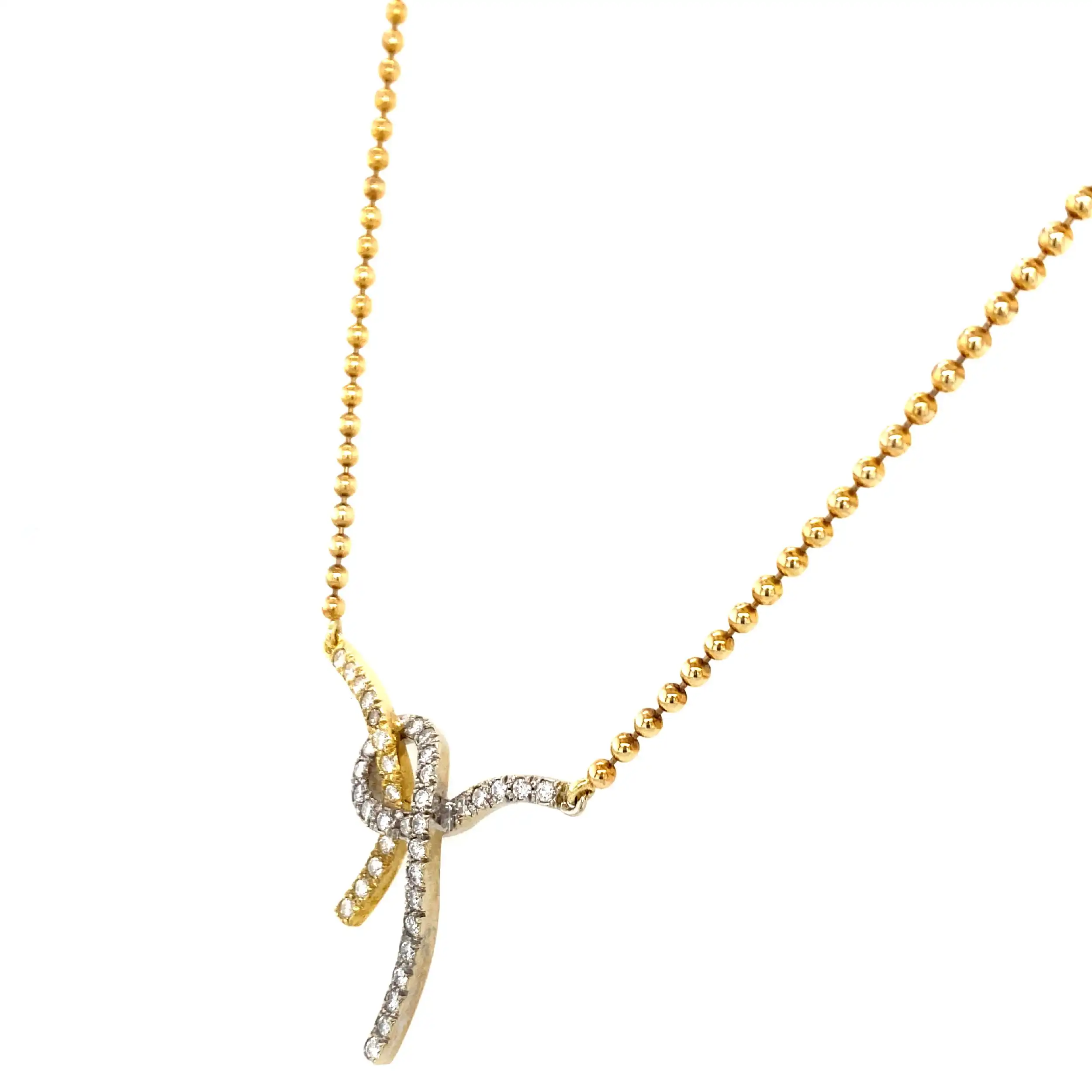Collier Bicolor mit Brillanten Collier Bicolor mit Brillanten