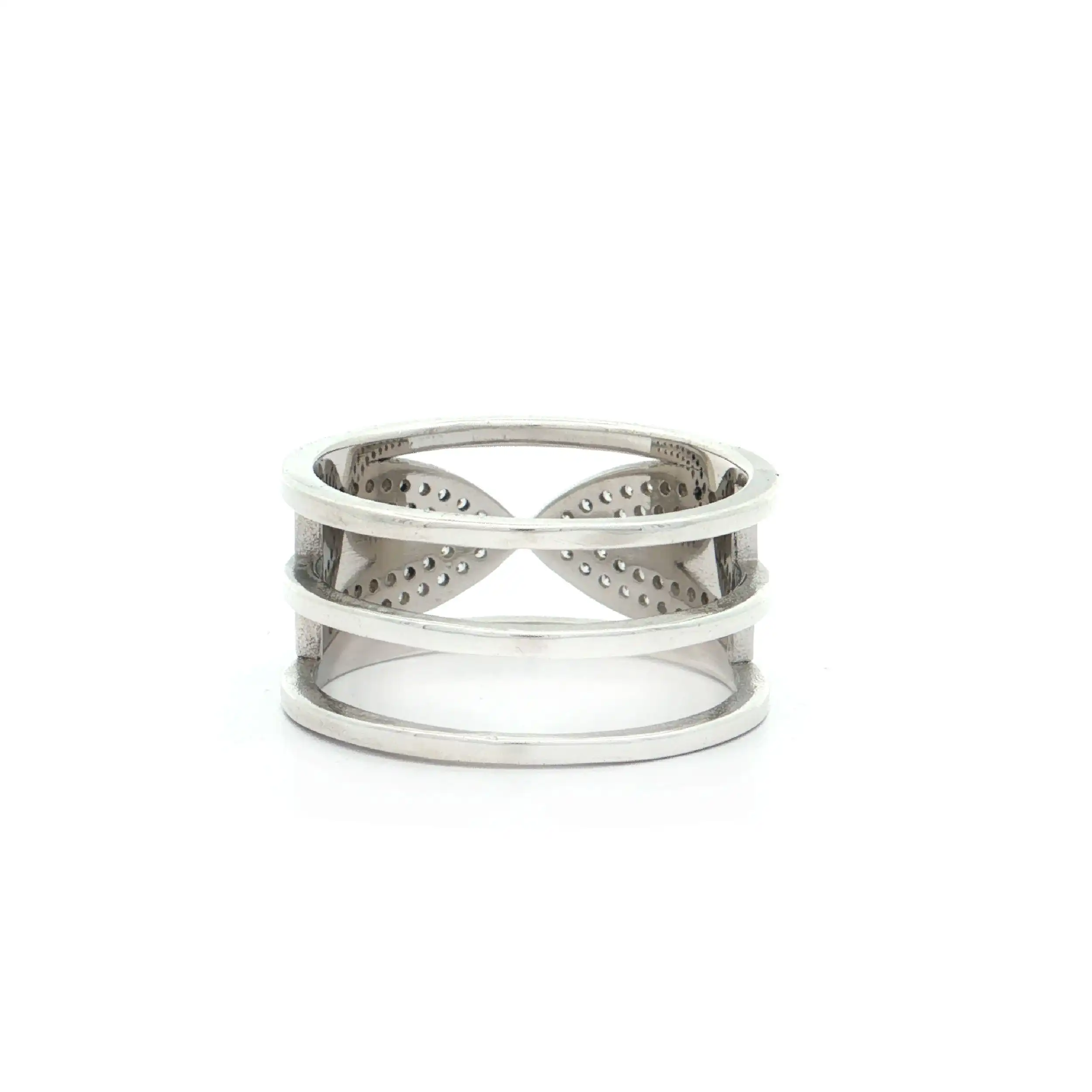 Ring Silber mit Zirkoniasteinchen