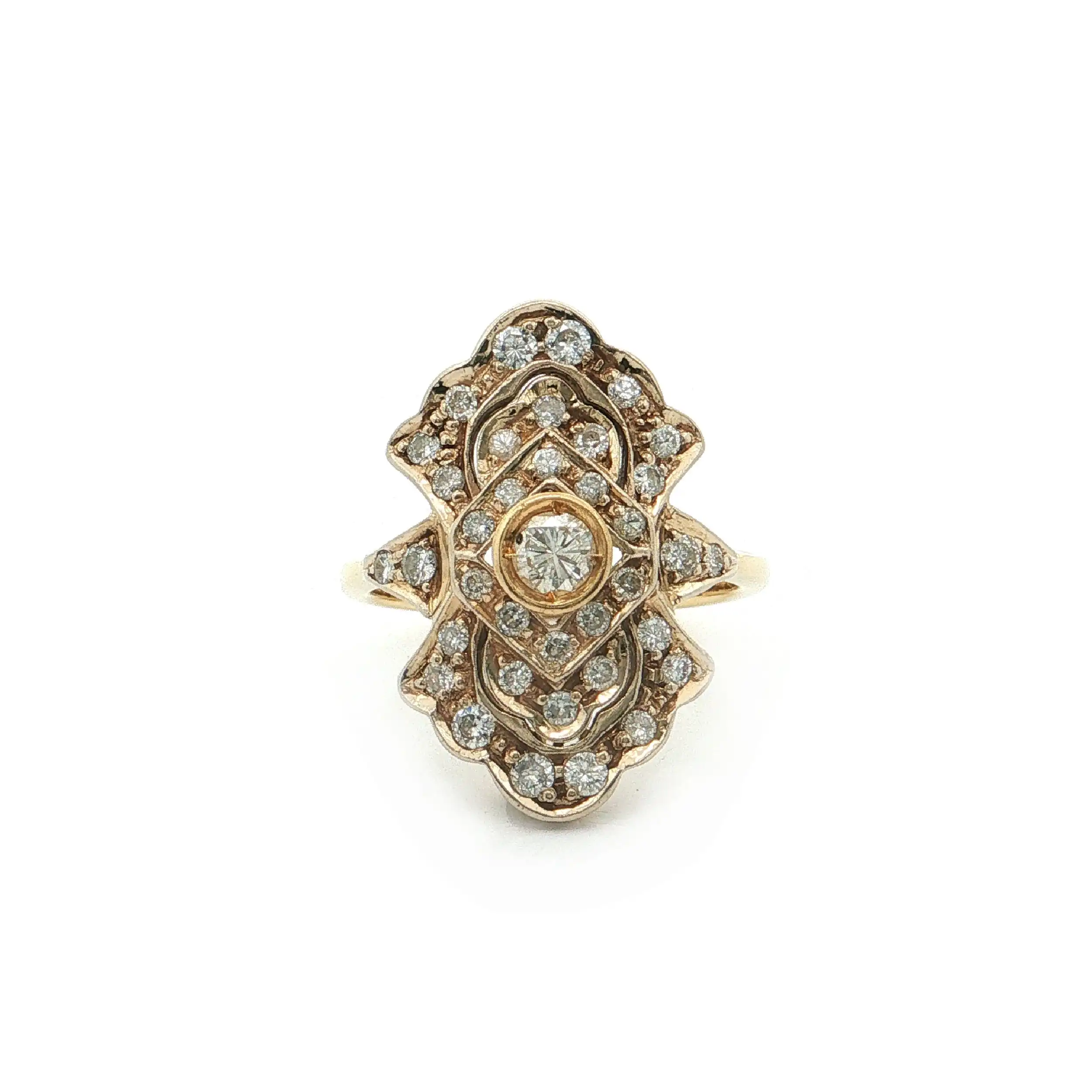 Ring Gelbgold mit Brillanten