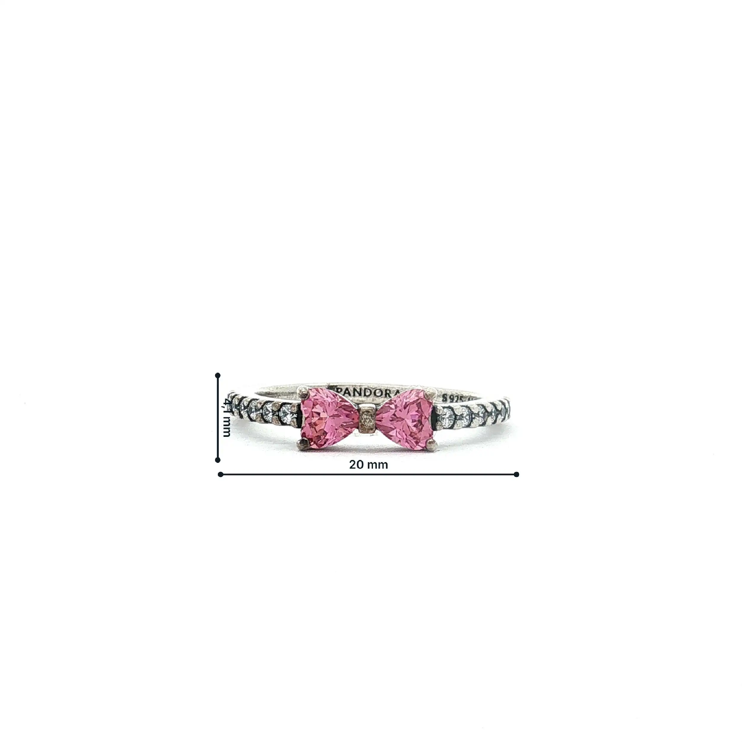 Ring Silber Pandora Schleife Rosa Ring Silber Pandora Schleife Rosa