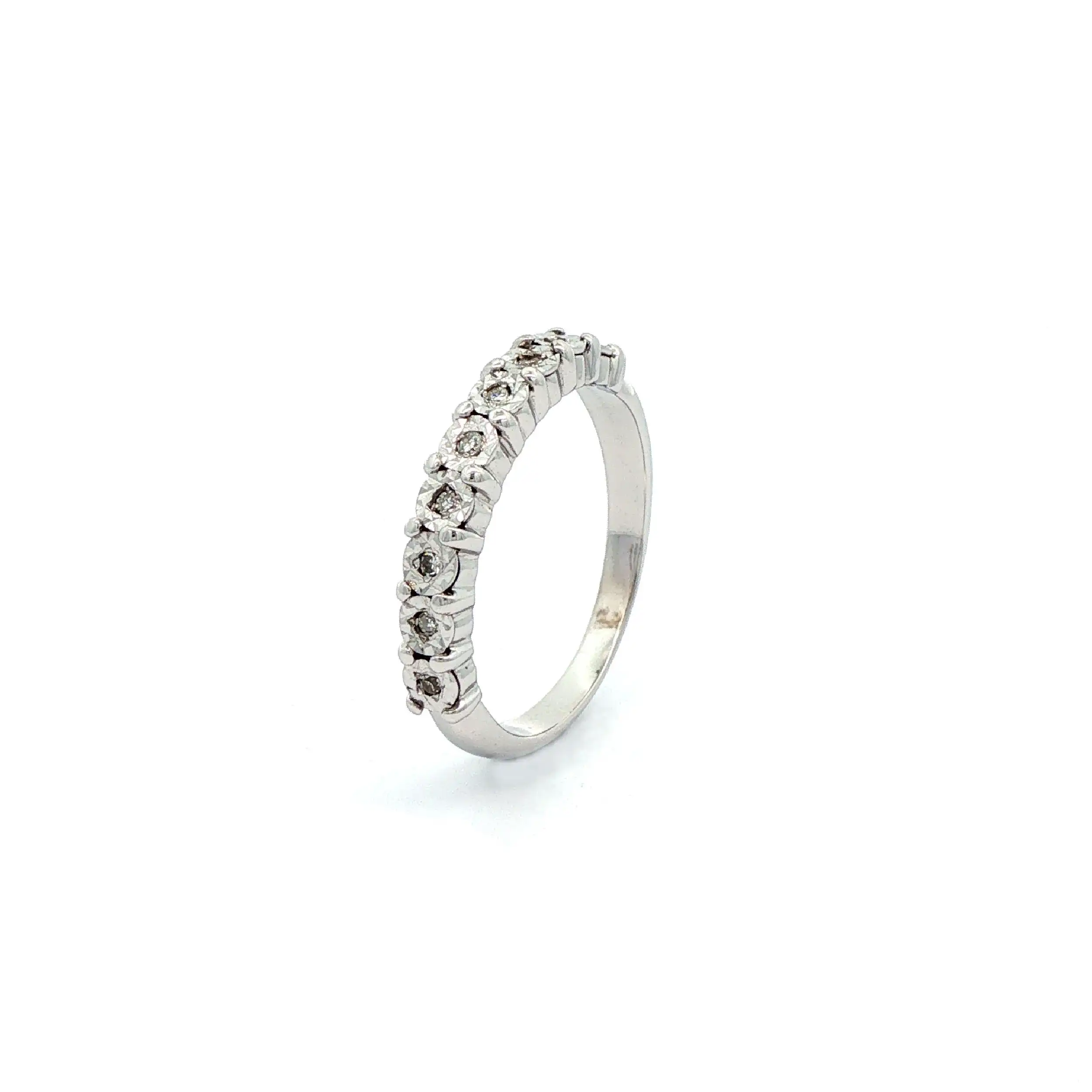 Ring Weißgold mit Diamanten