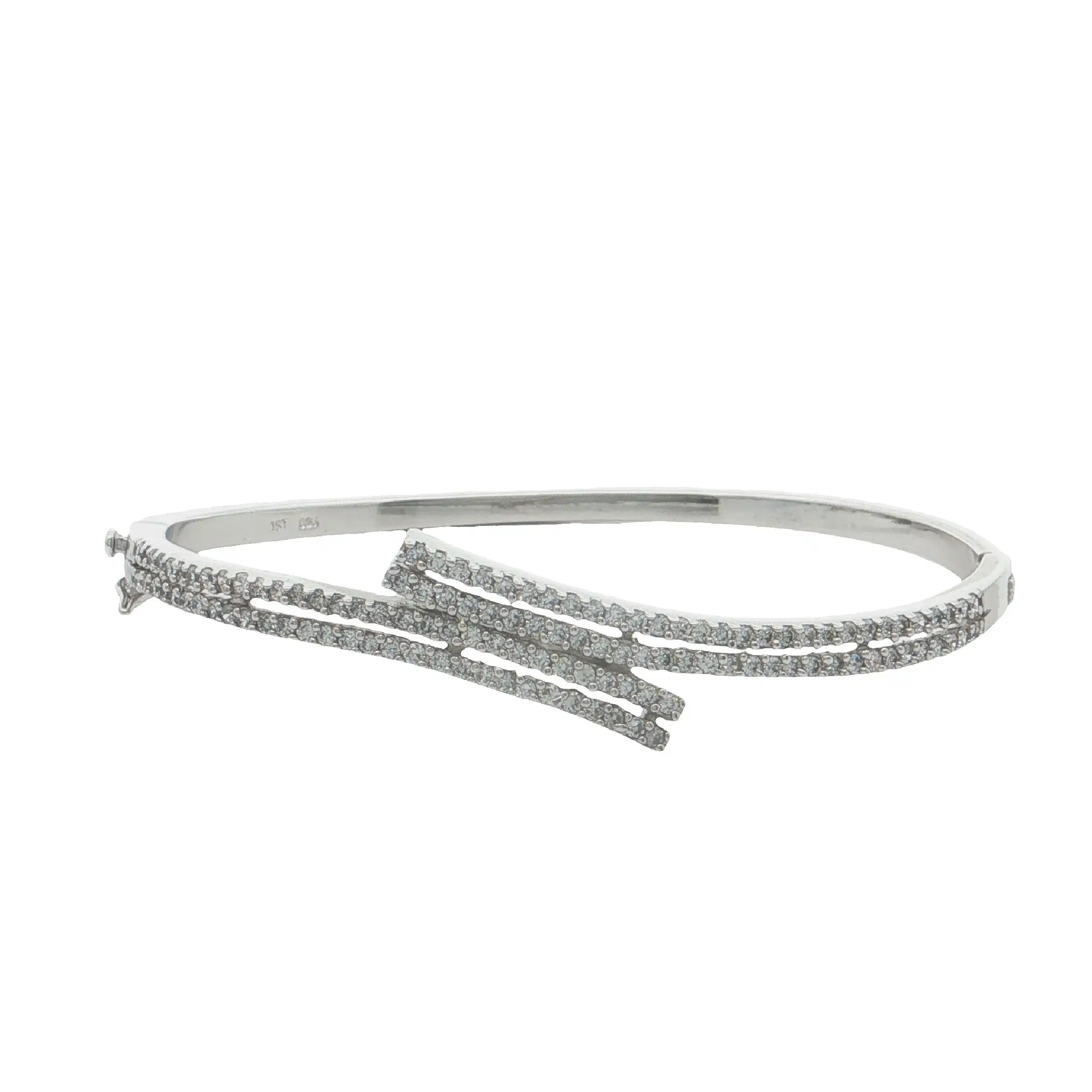 Armreif Silber mit Zirkonia