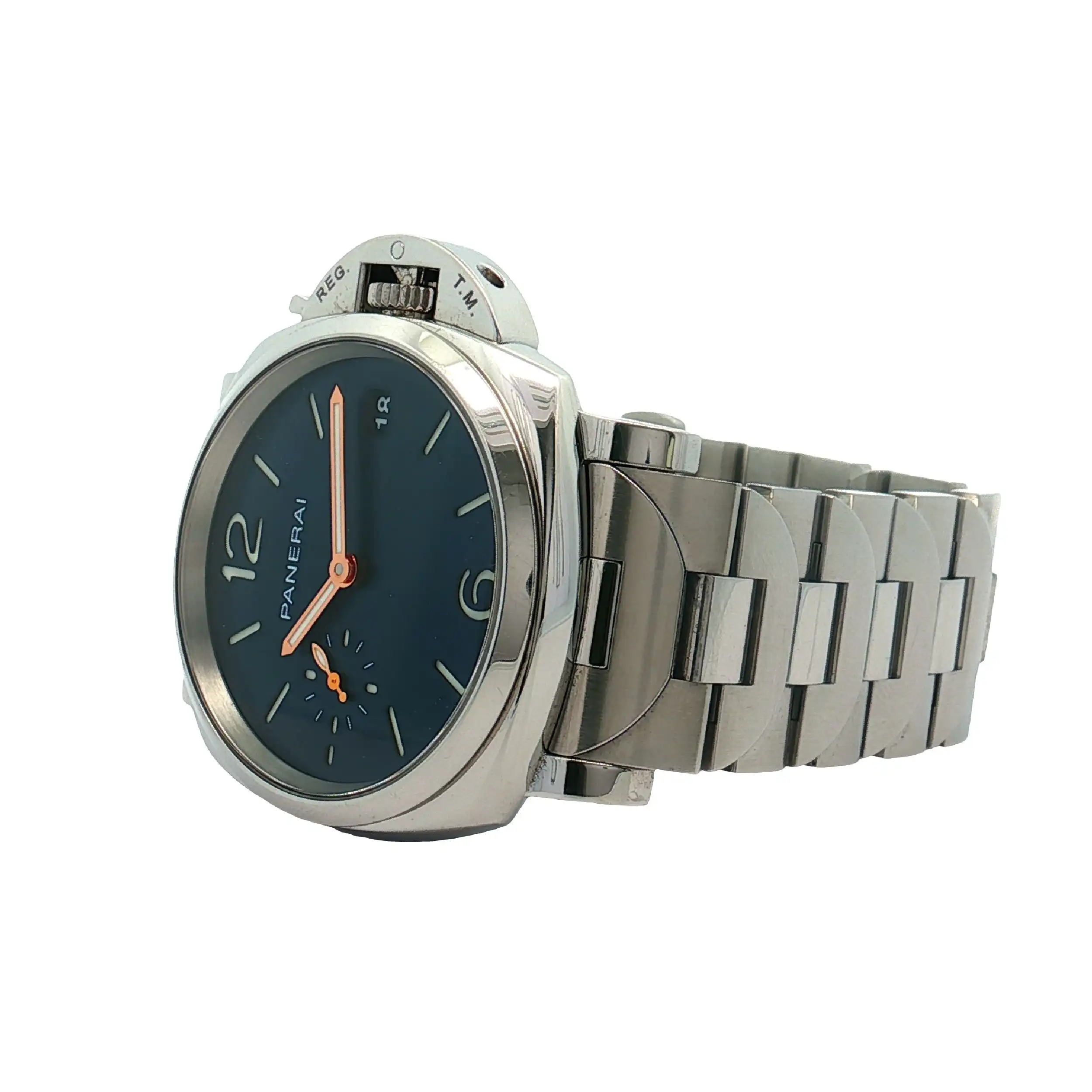 Herrenuhr Panerai Luminor Due OP 7242 PAM 01123 mit Box und Papiere Herrenuhr Panerai Luminor Due OP 7242 PAM 01123 mit Box und Papiere