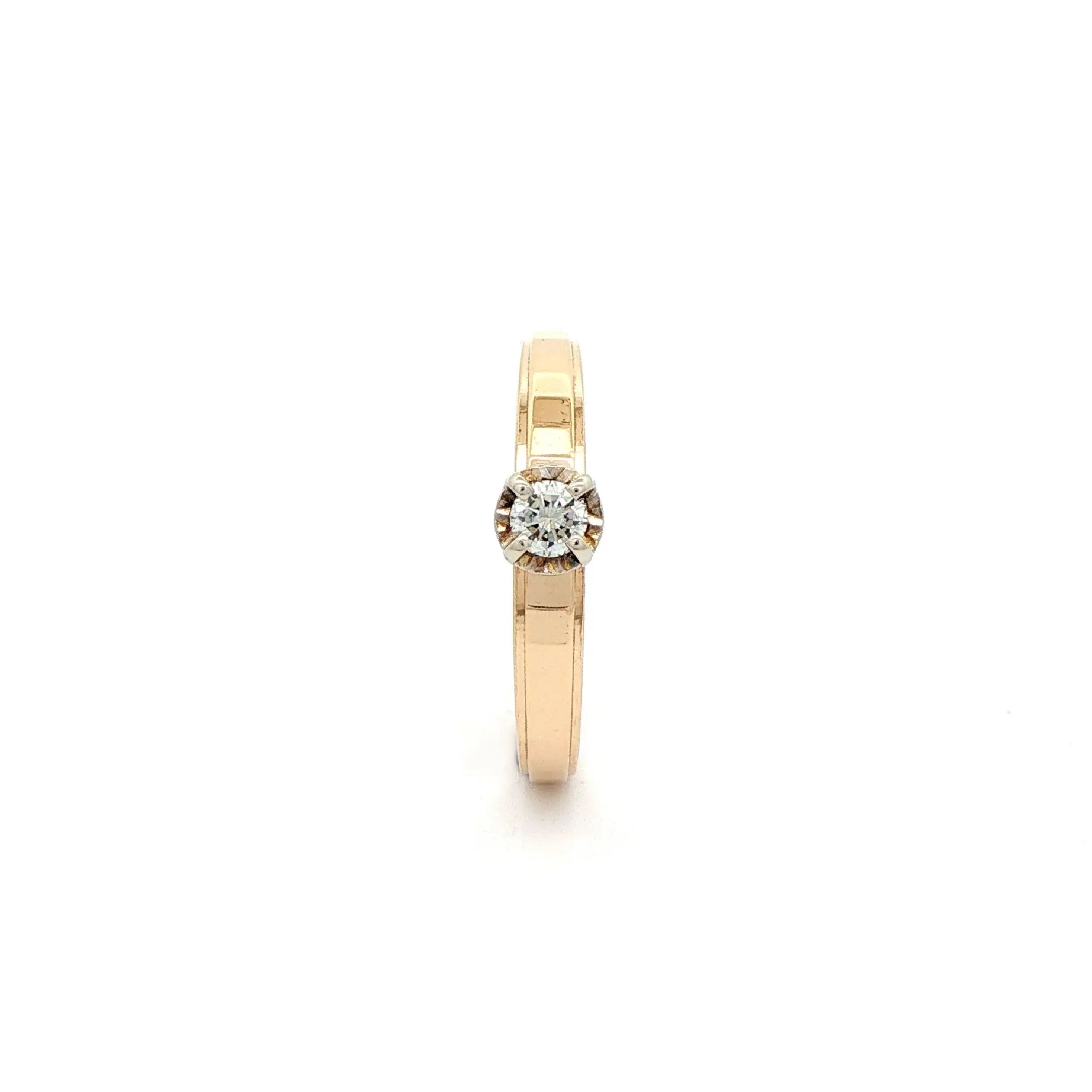 Ring Gelbgold mit Brillant