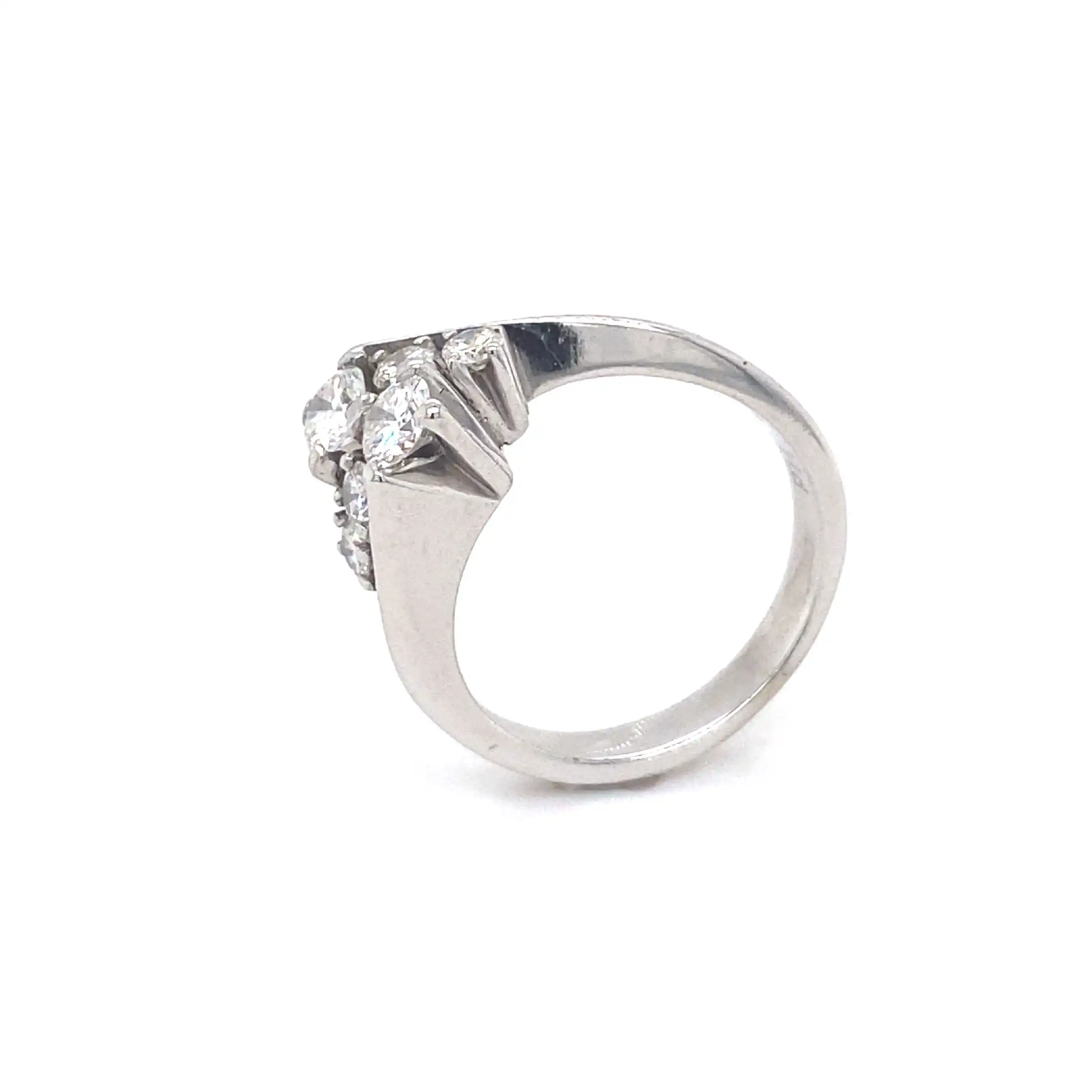 Ring Weißgold mit Brillanten Ring Weißgold mit Brillanten