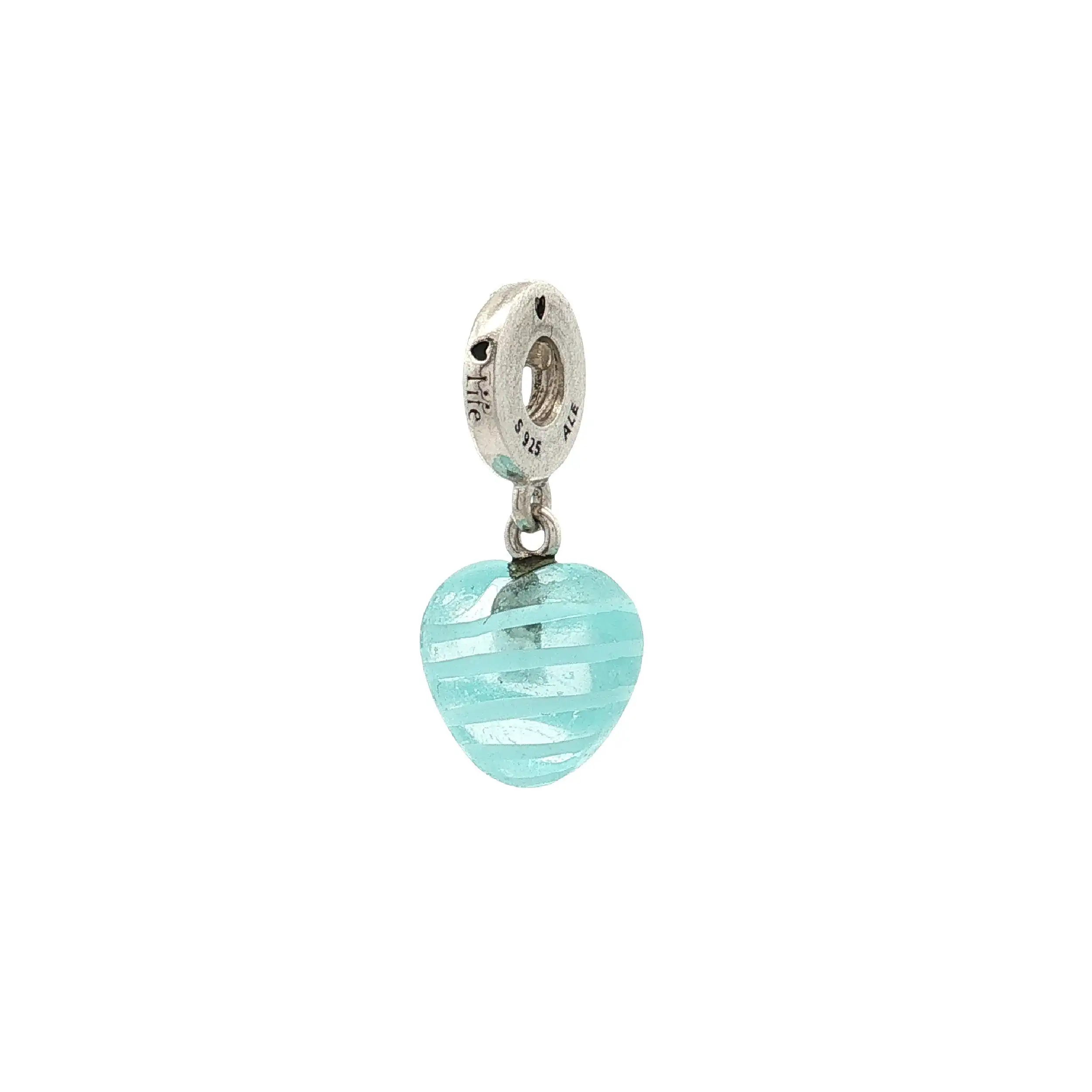 Charm von Pandora "Blue Ribbon Heart" Charm von Pandora "Blue Ribbon Heart"