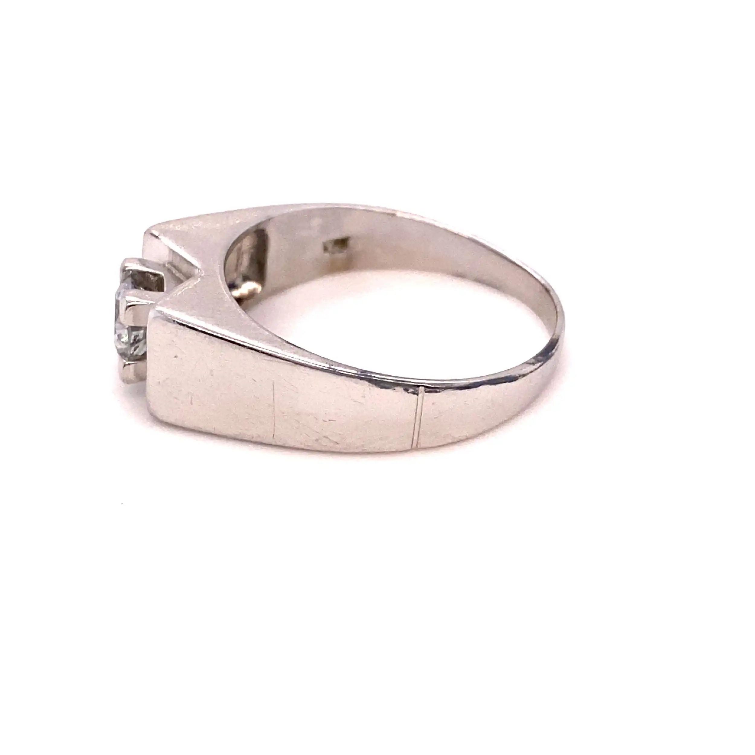 Ring Weißgold mit Solitär Brillant Ring Weißgold mit Solitär Brillant