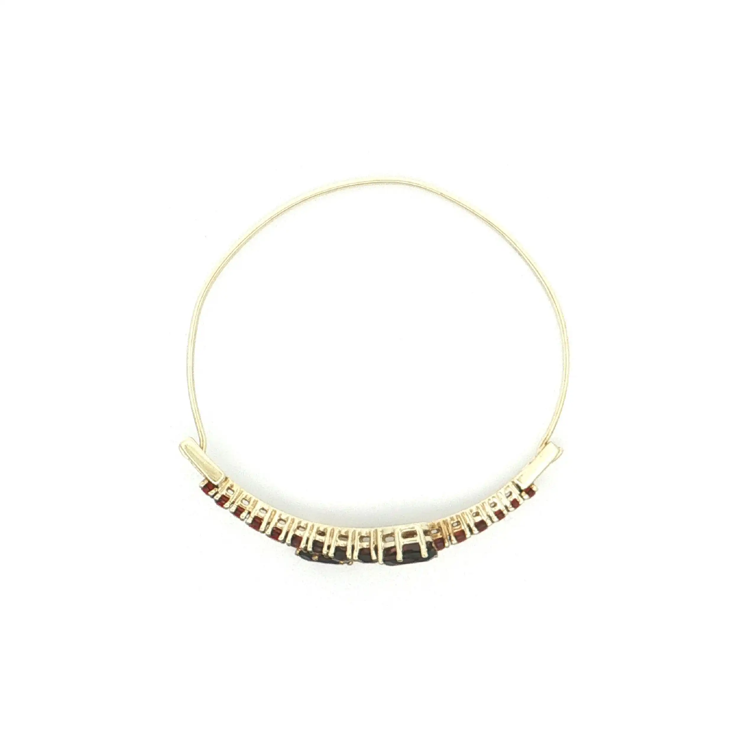 Armreif Gelbgold mit Granat