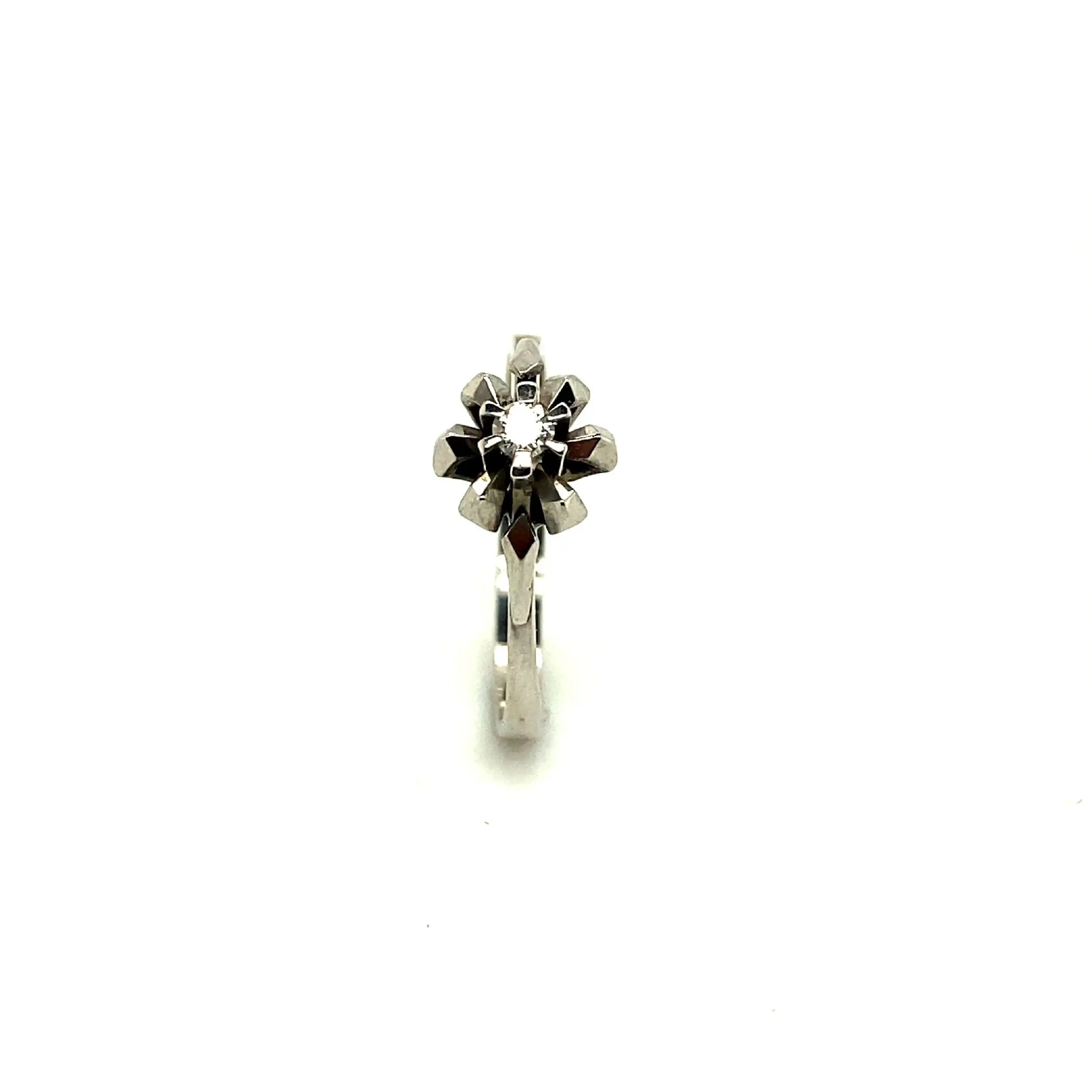 Ring Weißgold mit Brillant Ring Weißgold mit Brillant