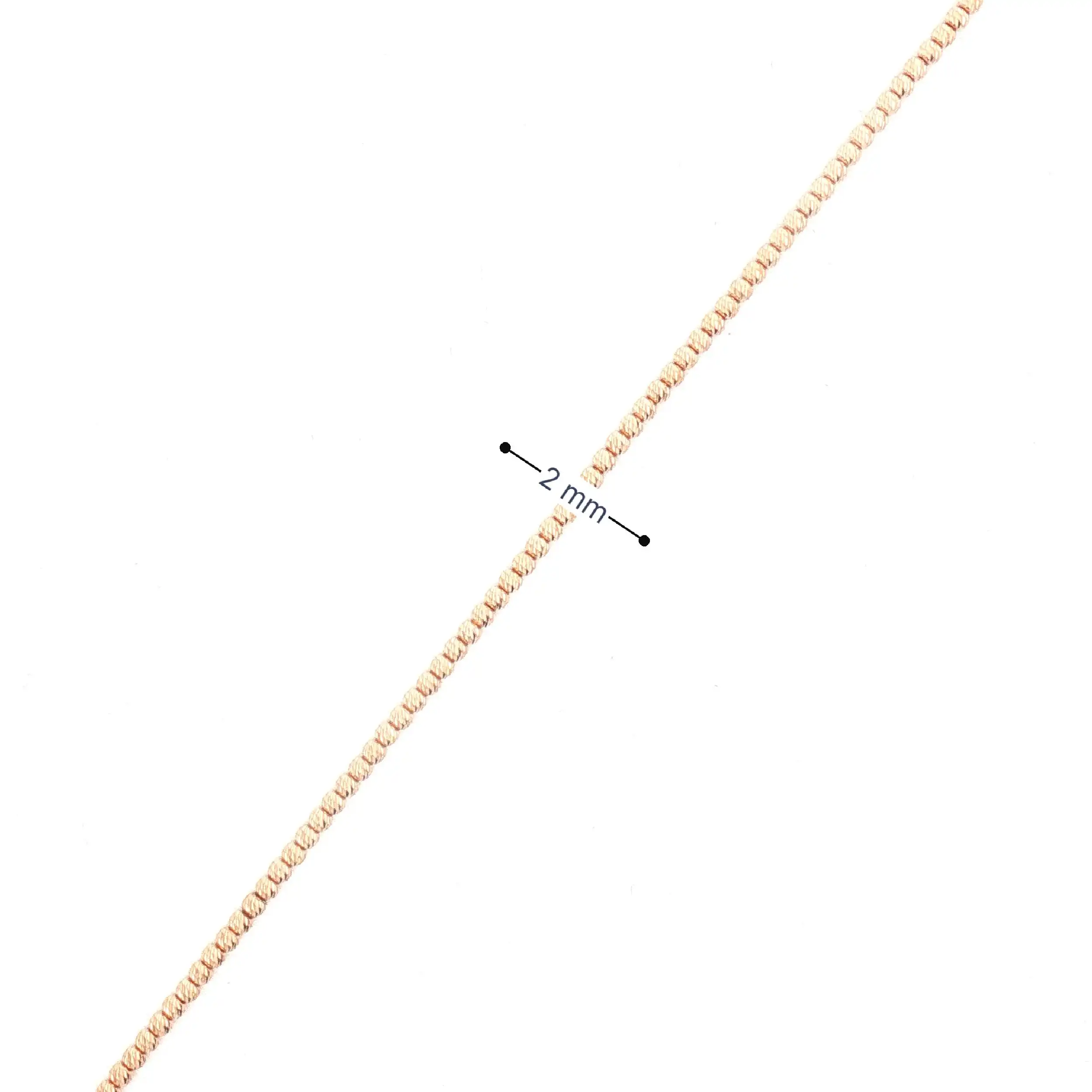 Armband Rotgold Kügelchen diamantiert