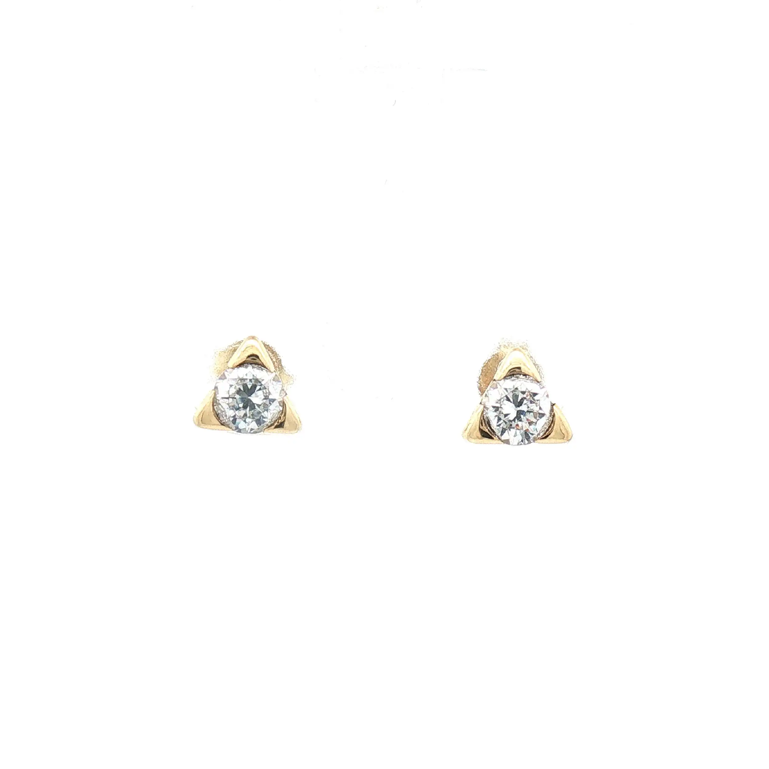 Ohrstecker Gelbgold mit Zirkonia Ohrstecker Gelbgold mit Zirkonia